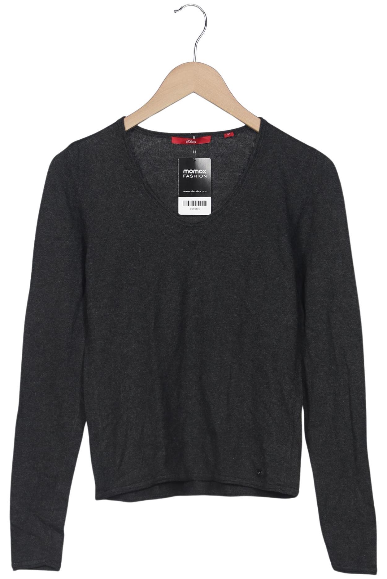 

s.Oliver Damen Pullover, grau, Gr. 34