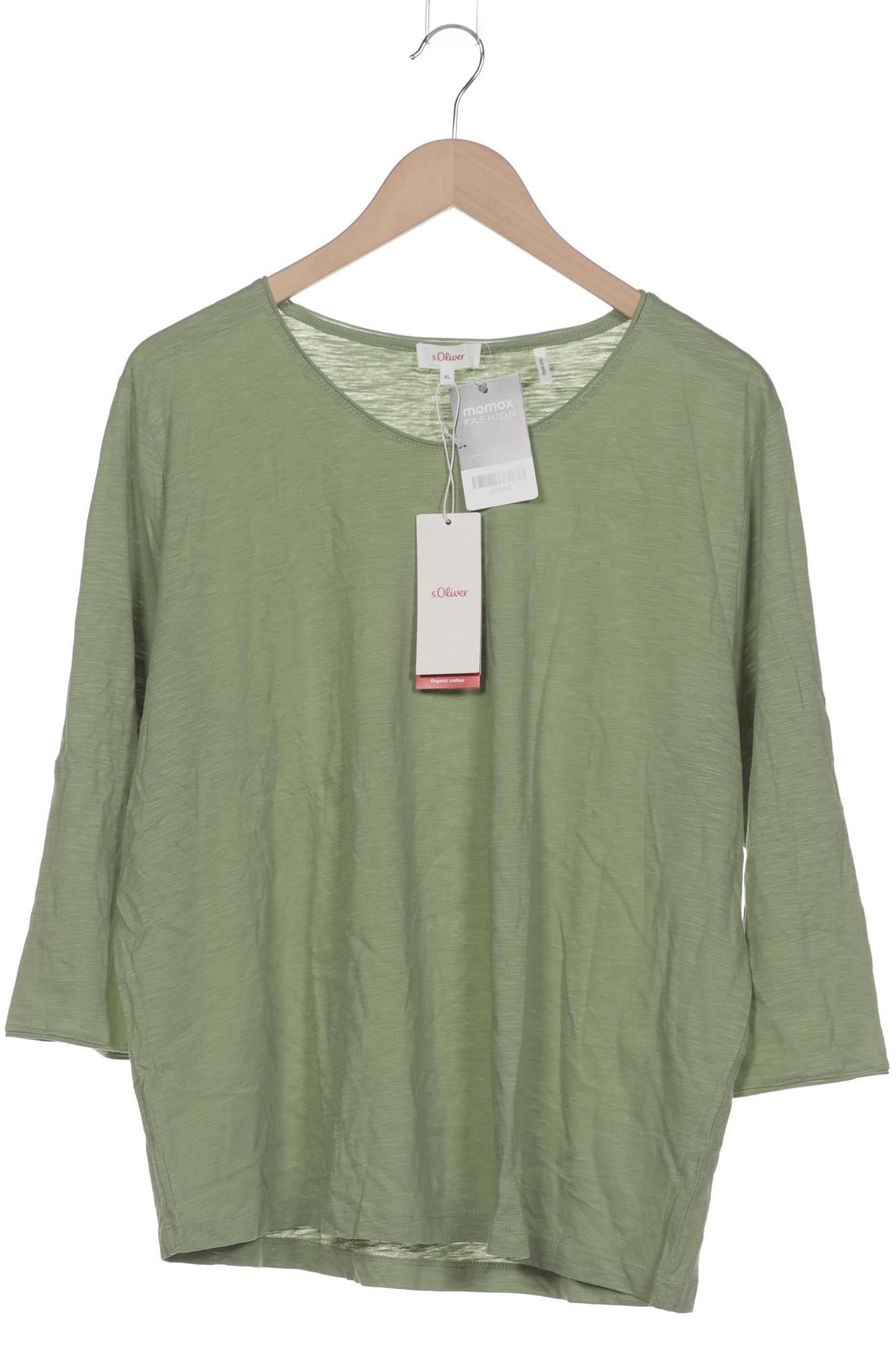 

s.Oliver Damen Langarmshirt, grün, Gr. 44