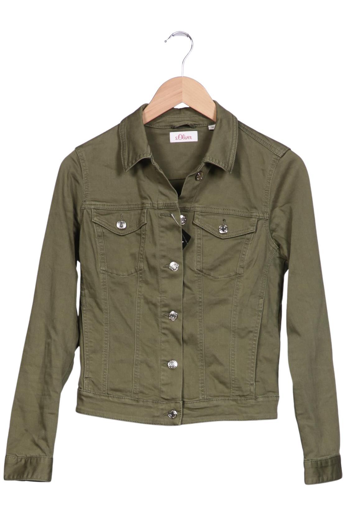 

s.Oliver Damen Jacke, grün, Gr. 36