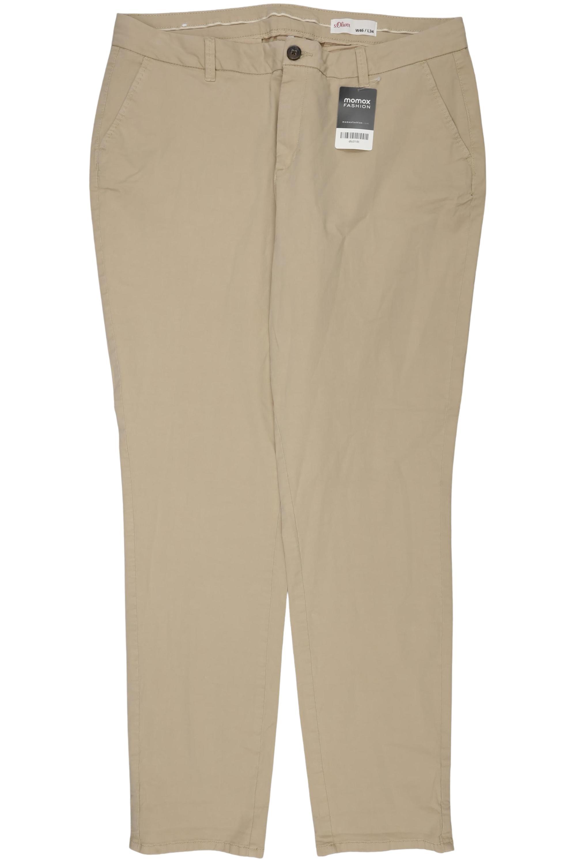 

s.Oliver Damen Stoffhose, beige, Gr. 46