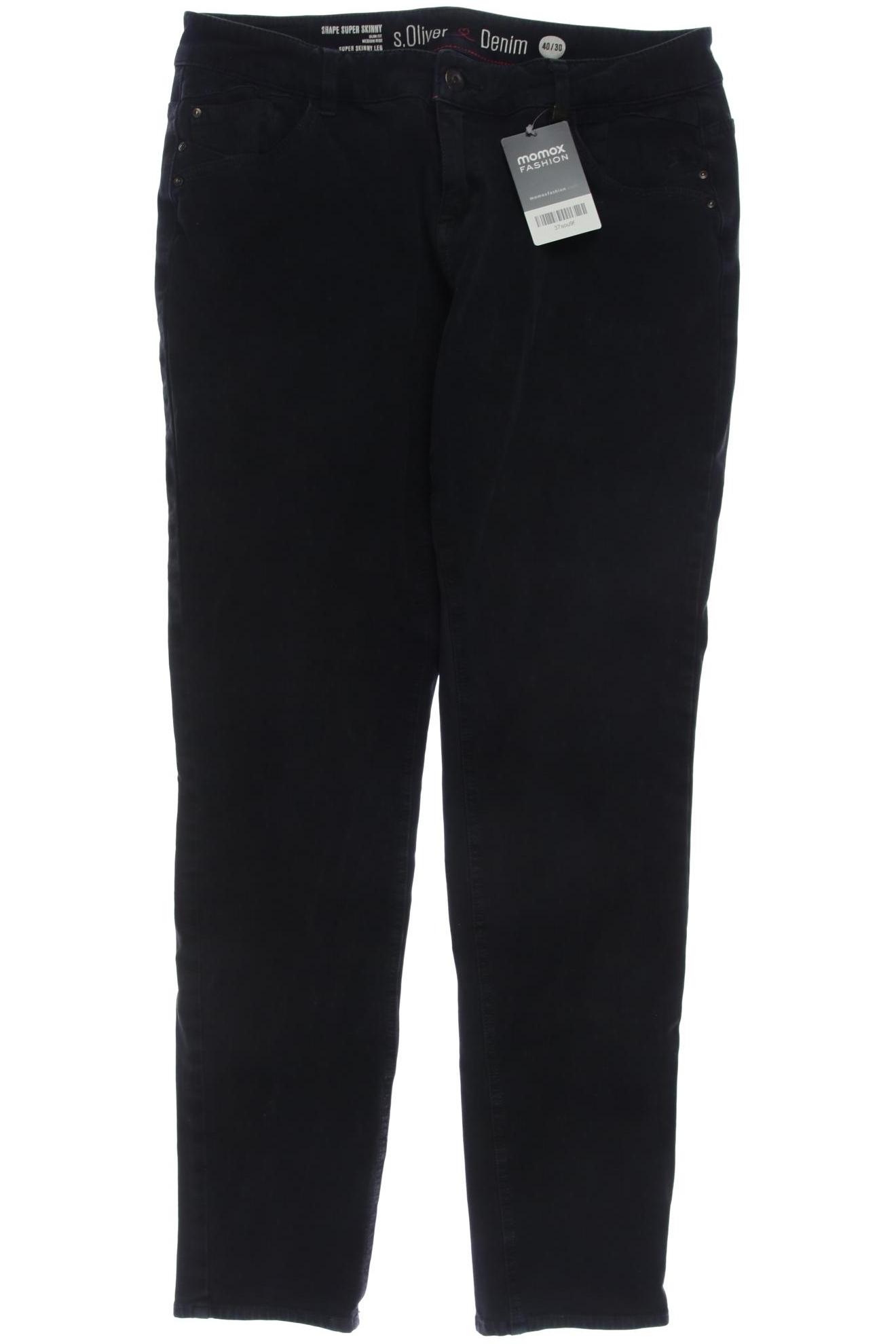 

s.Oliver Damen Jeans, schwarz, Gr. 40