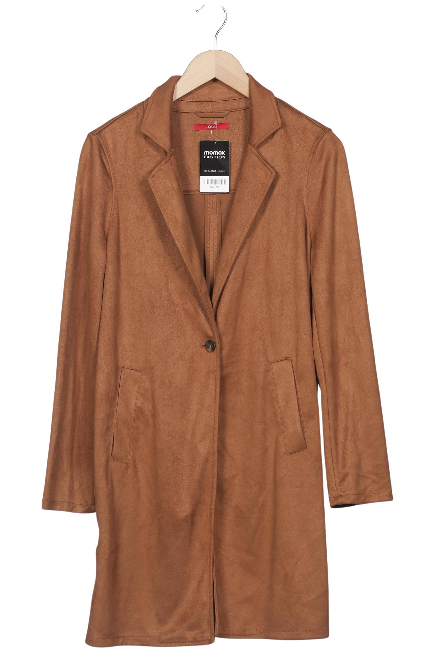 

s.Oliver Damen Mantel, braun, Gr. 38
