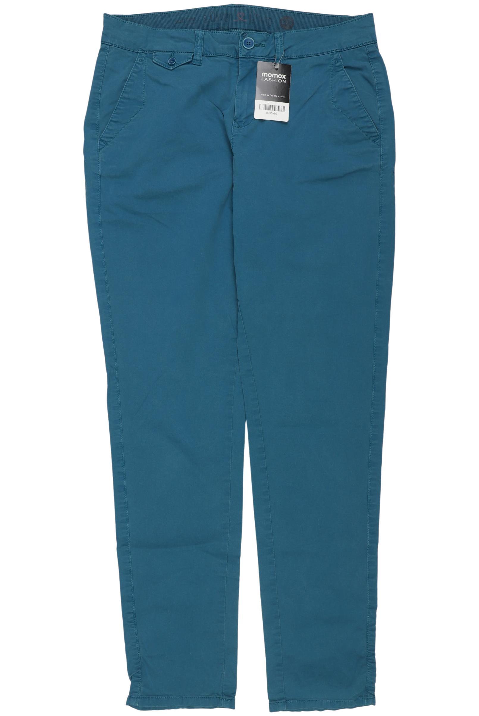 

s.Oliver Damen Stoffhose, türkis, Gr. 36