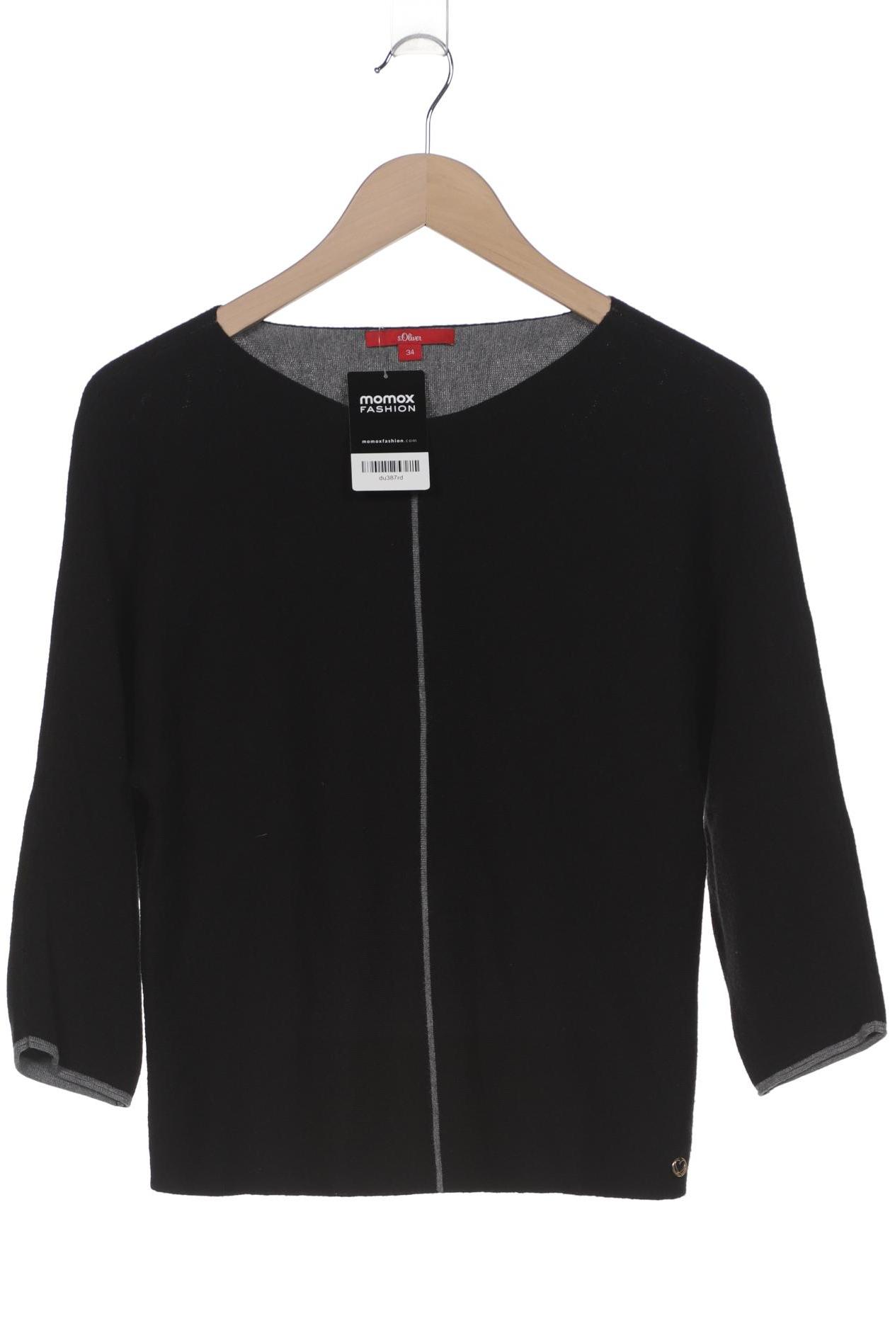 

s.Oliver Damen Pullover, schwarz, Gr. 34