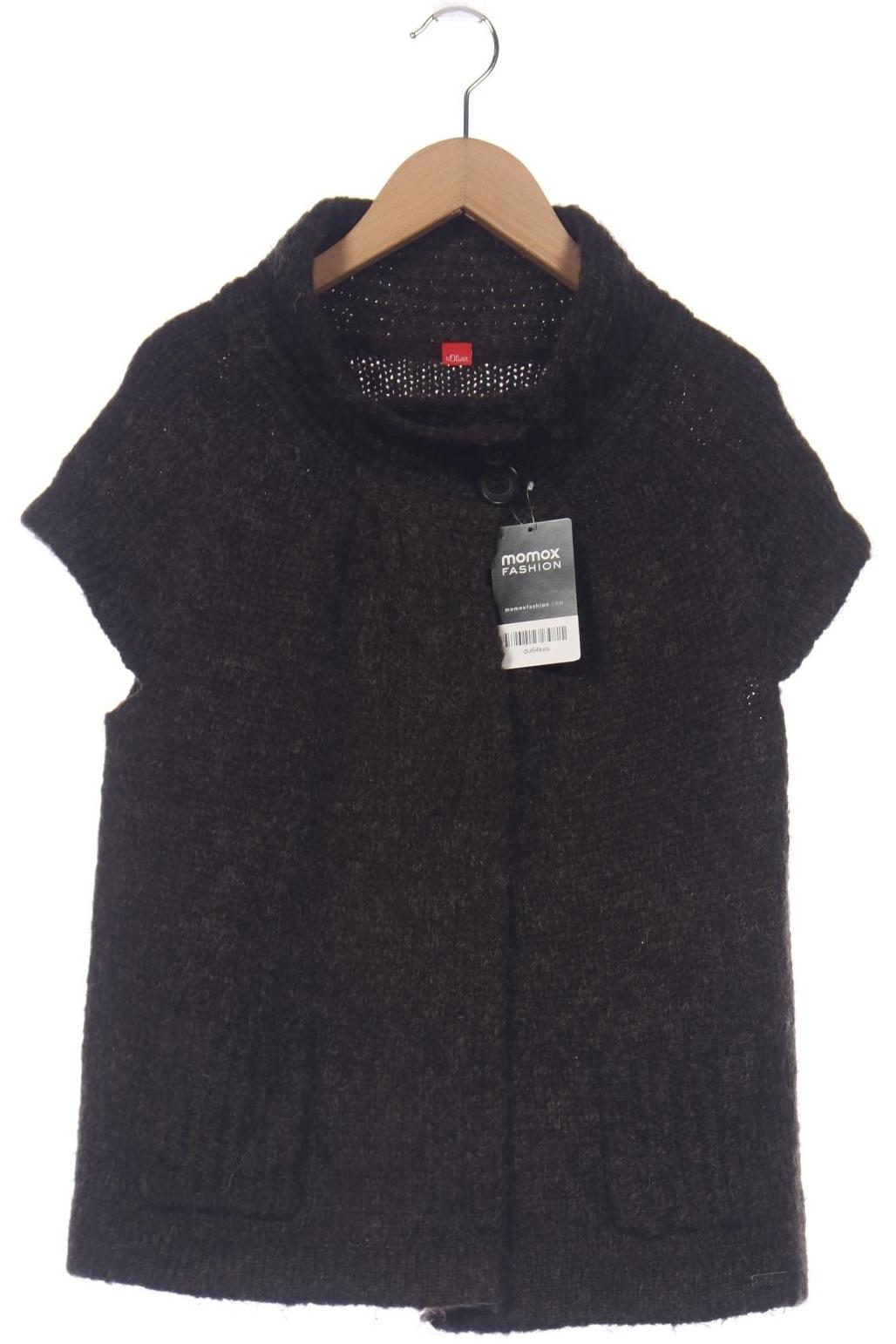 

s.Oliver Damen Strickjacke, braun, Gr. 38
