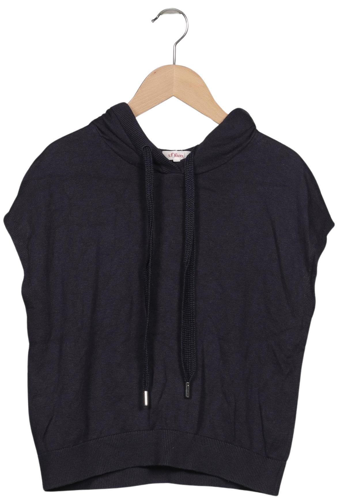 

s.Oliver Damen Kapuzenpullover, marineblau, Gr. 36