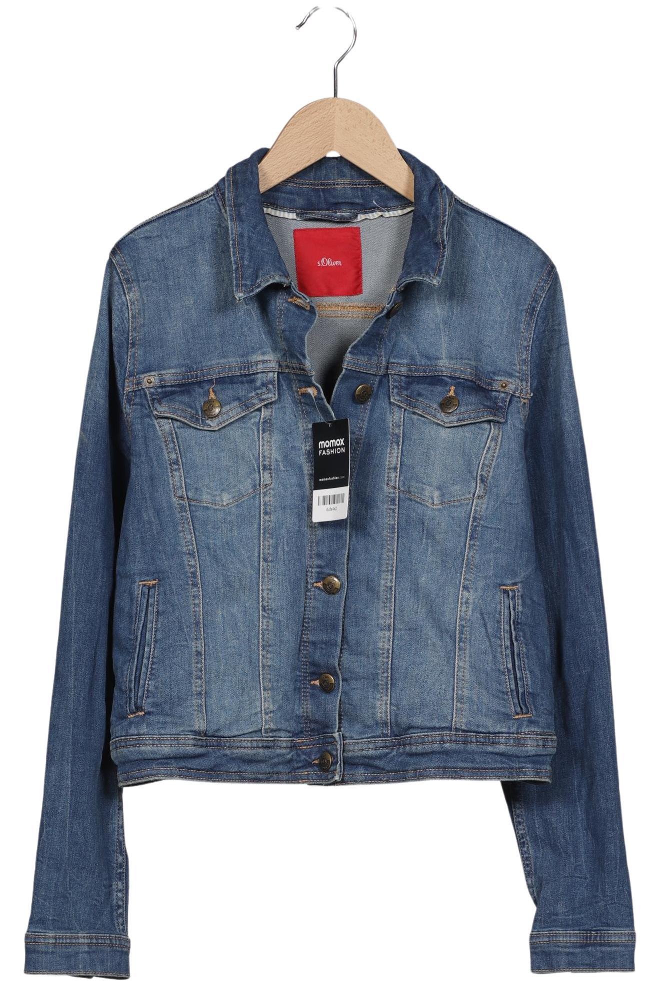 

s.Oliver Damen Jacke, blau, Gr. 38