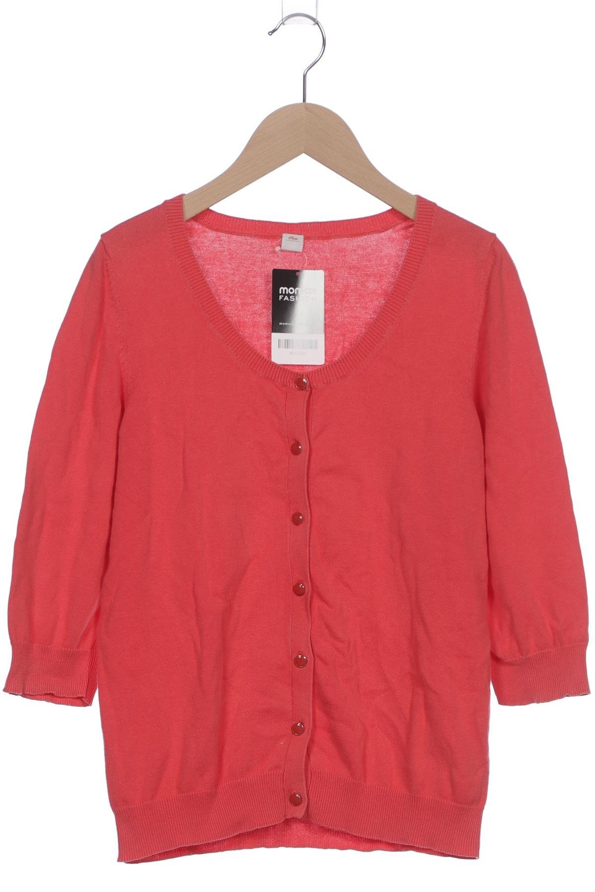 

s.Oliver Damen Strickjacke, orange, Gr. 40