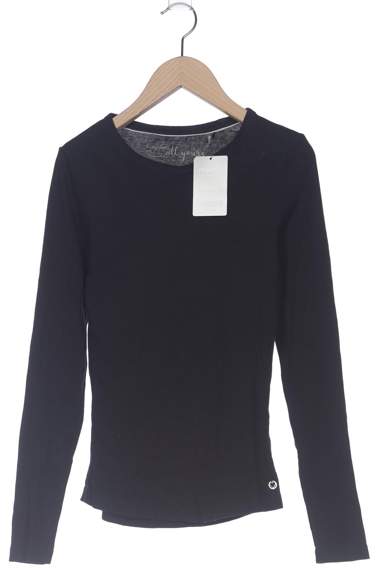 

s.Oliver Damen Langarmshirt, schwarz, Gr. 34