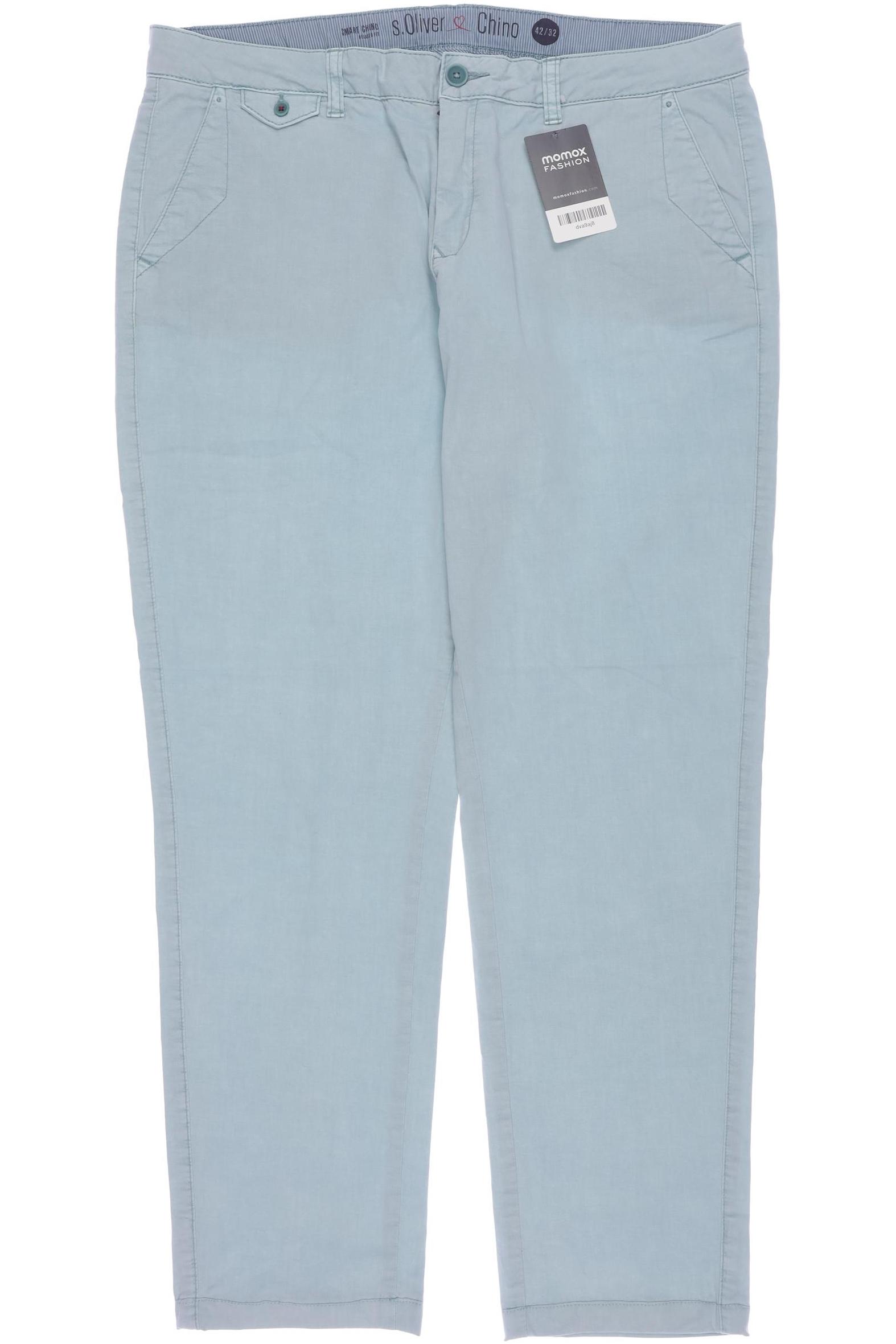 

s.Oliver Damen Stoffhose, hellblau, Gr. 42