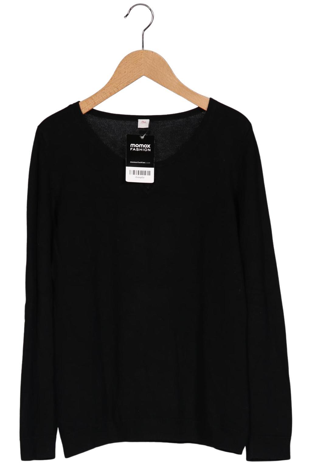 

s.Oliver Damen Pullover, schwarz, Gr. 38