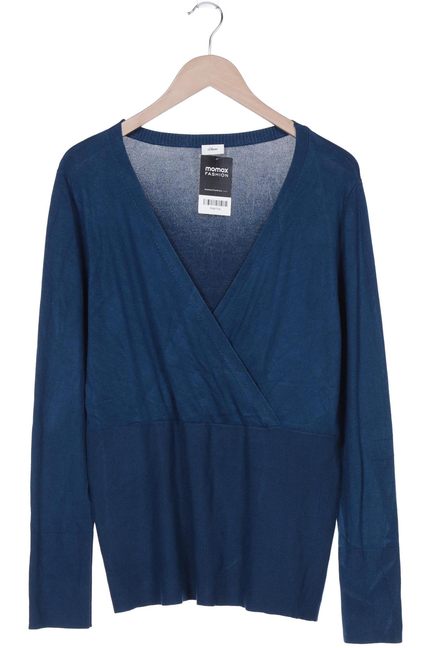 

s.Oliver Damen Pullover, blau, Gr. 44