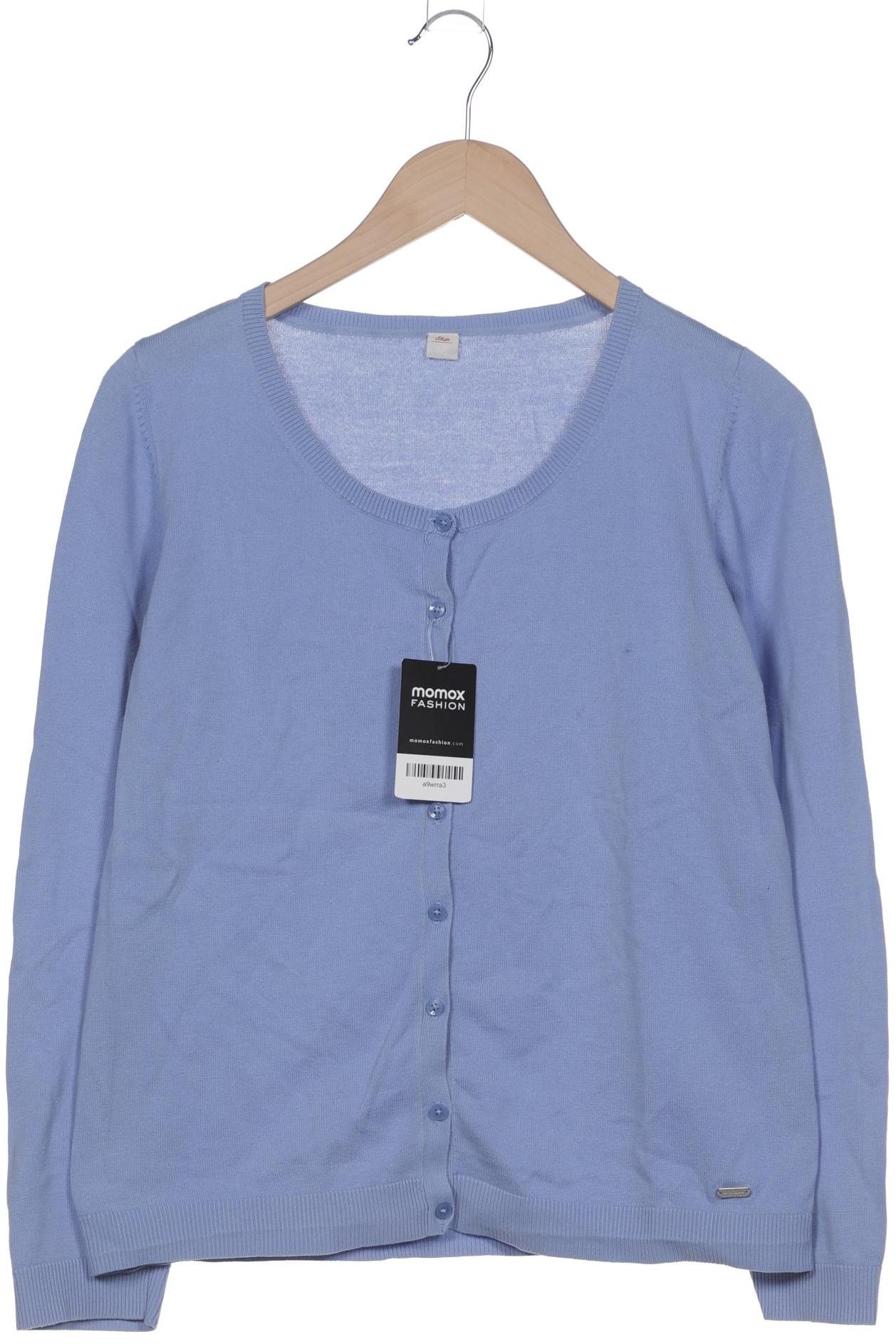 

s.Oliver Damen Strickjacke, blau, Gr. 42