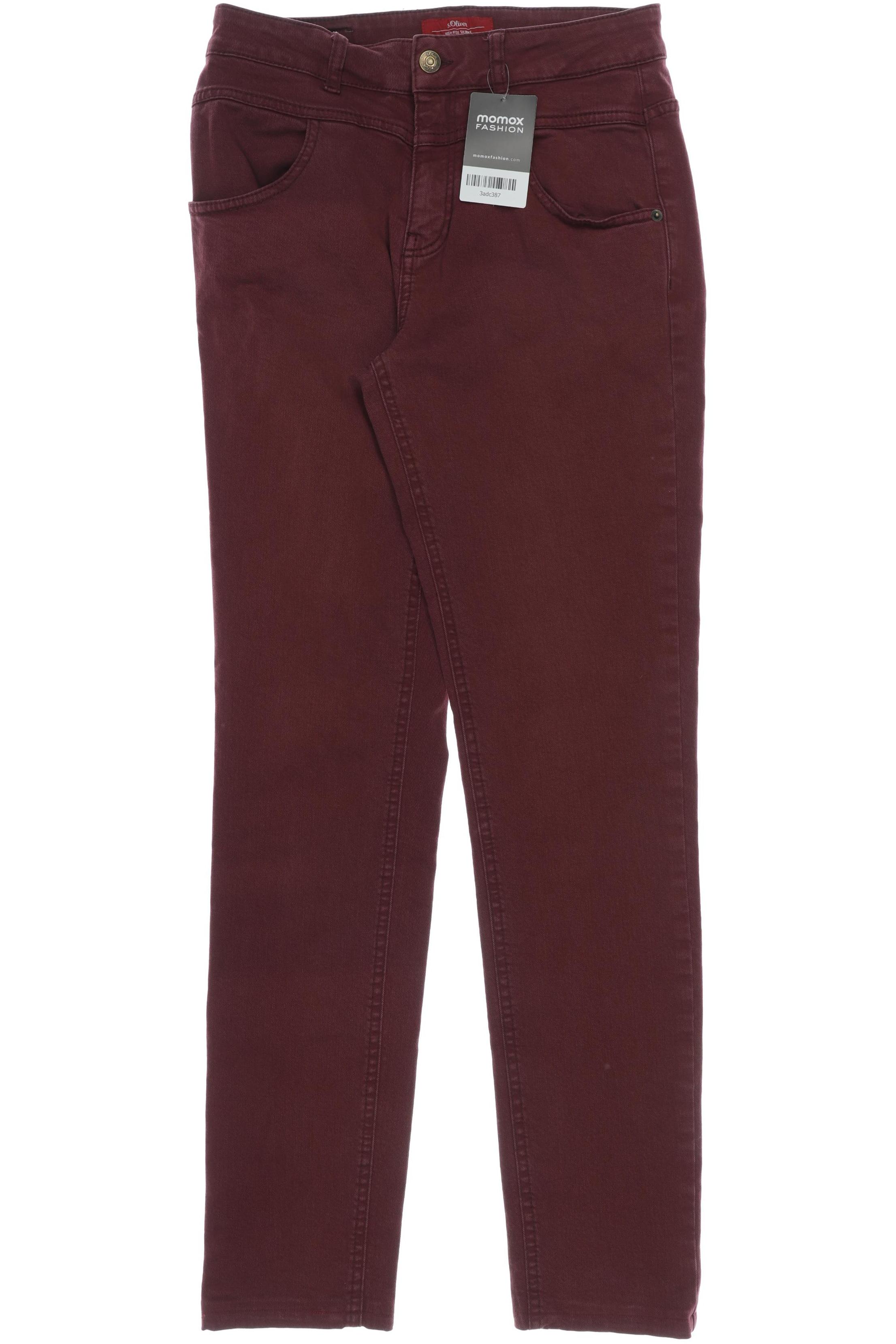 

s.Oliver Damen Jeans, bordeaux