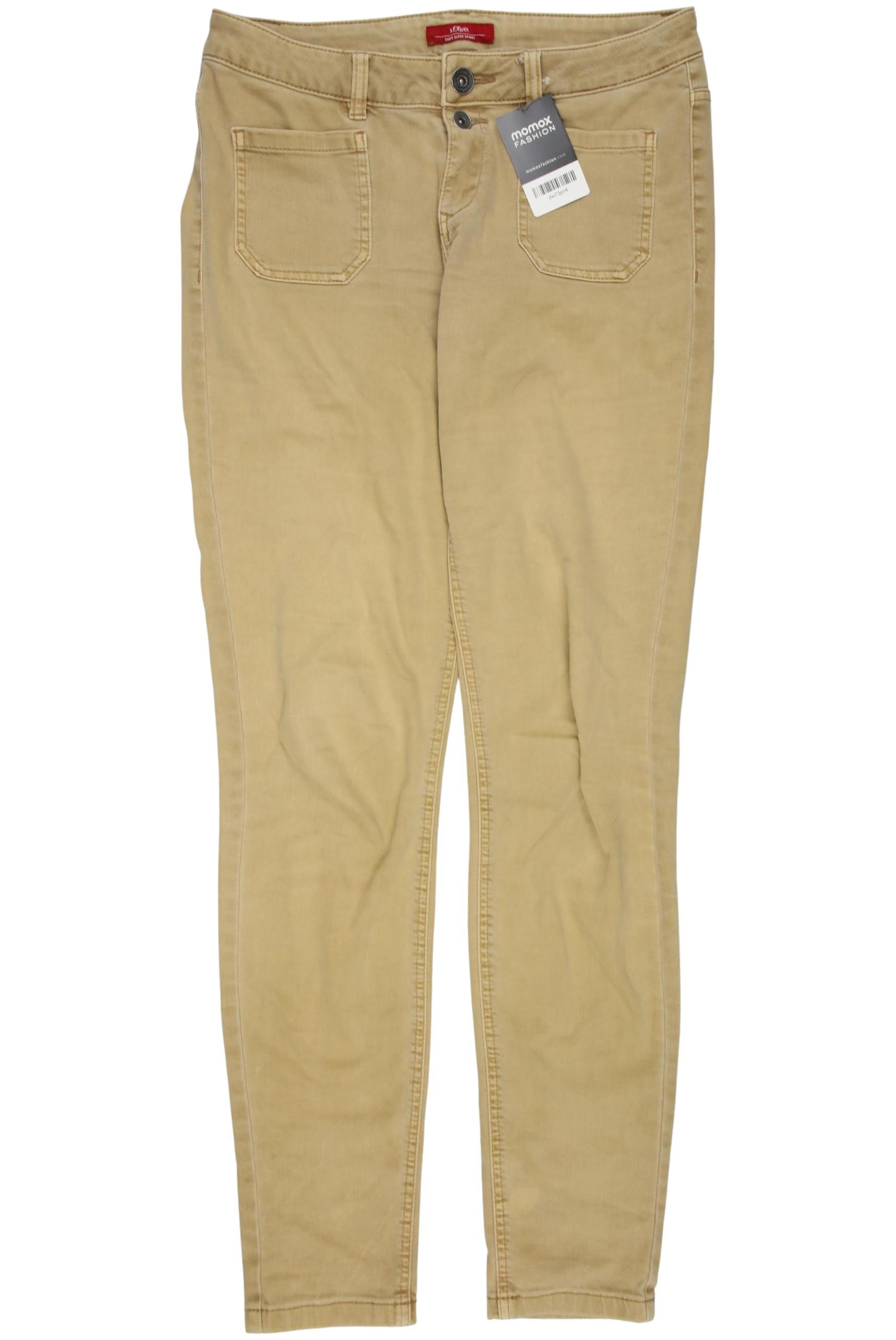 

s.Oliver Damen Jeans, beige, Gr. 28