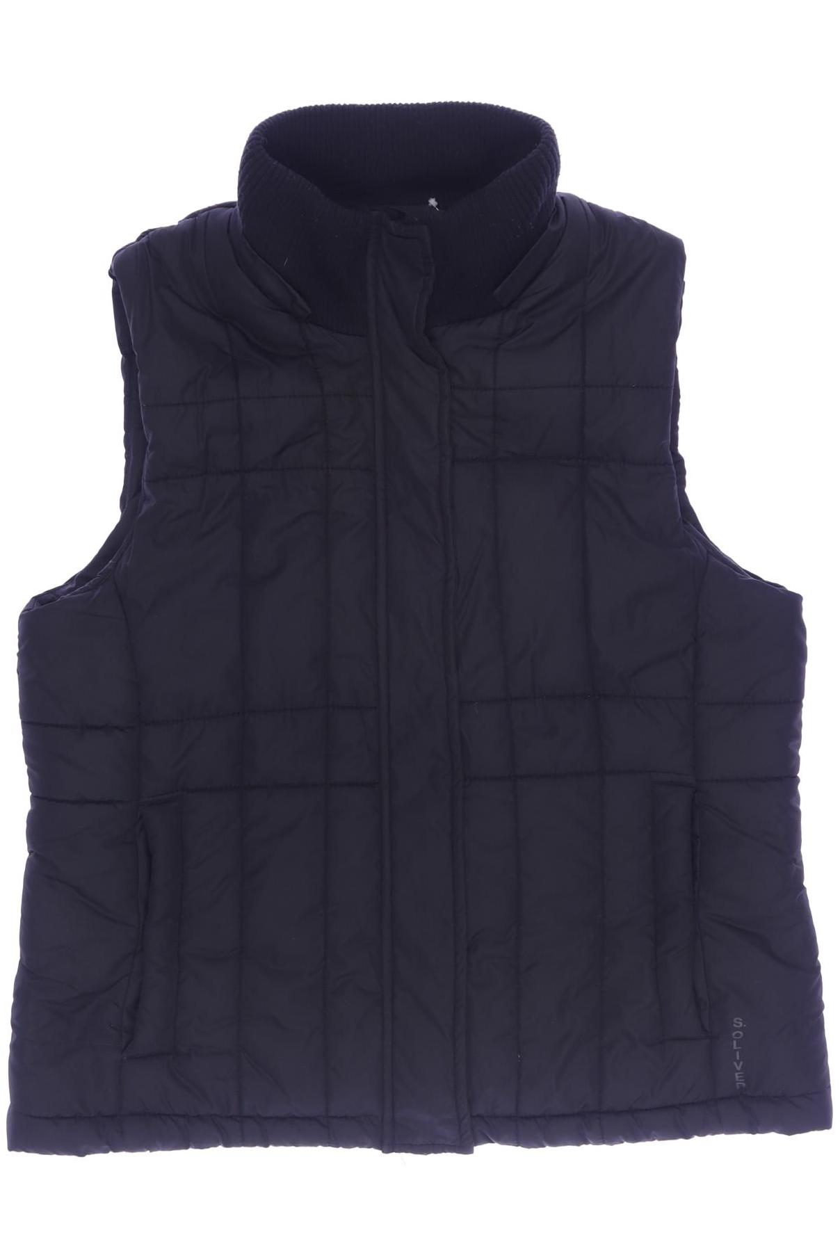 

s.Oliver Damen Weste, schwarz, Gr. 38