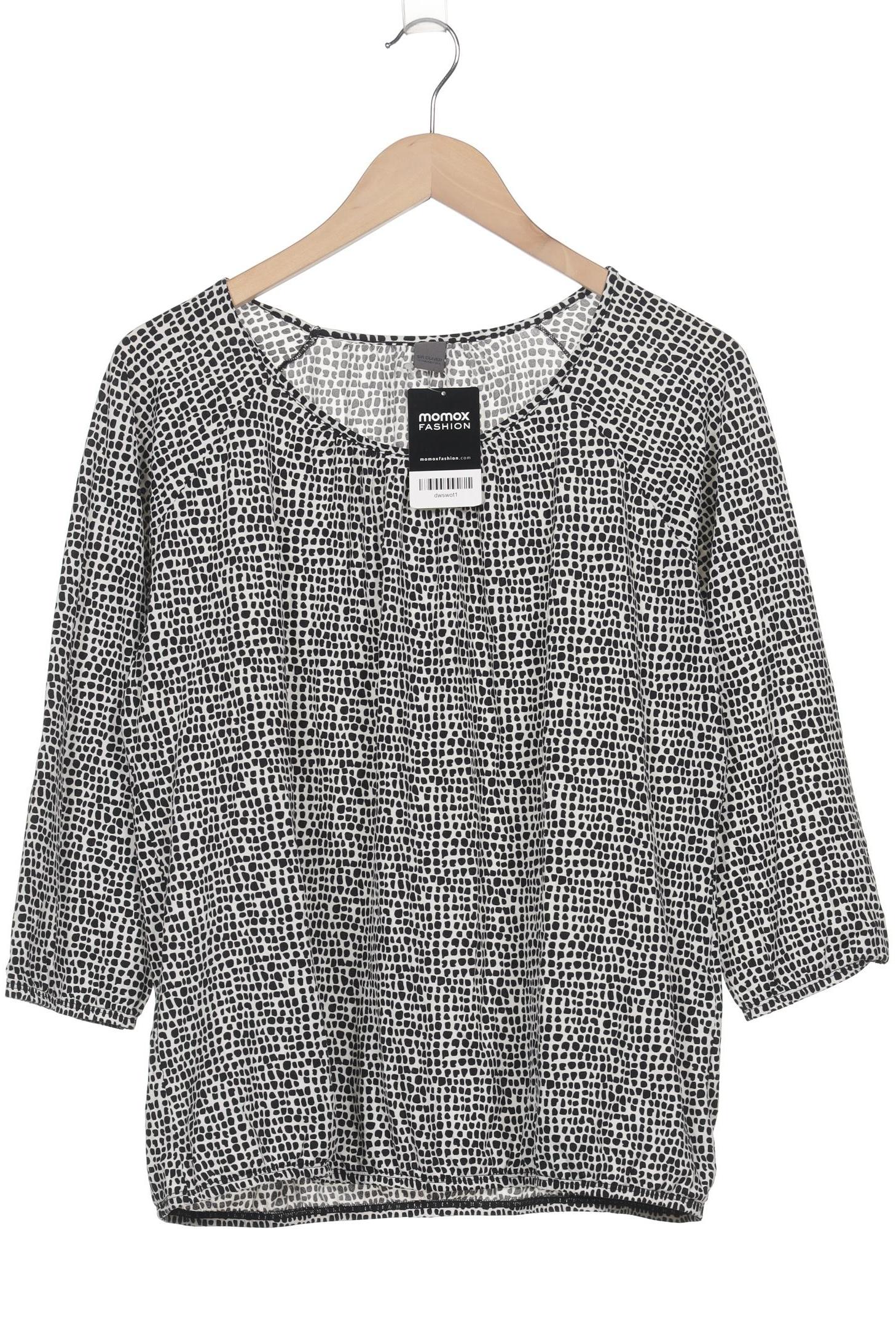 

s.Oliver Damen Langarmshirt, schwarz, Gr. 44
