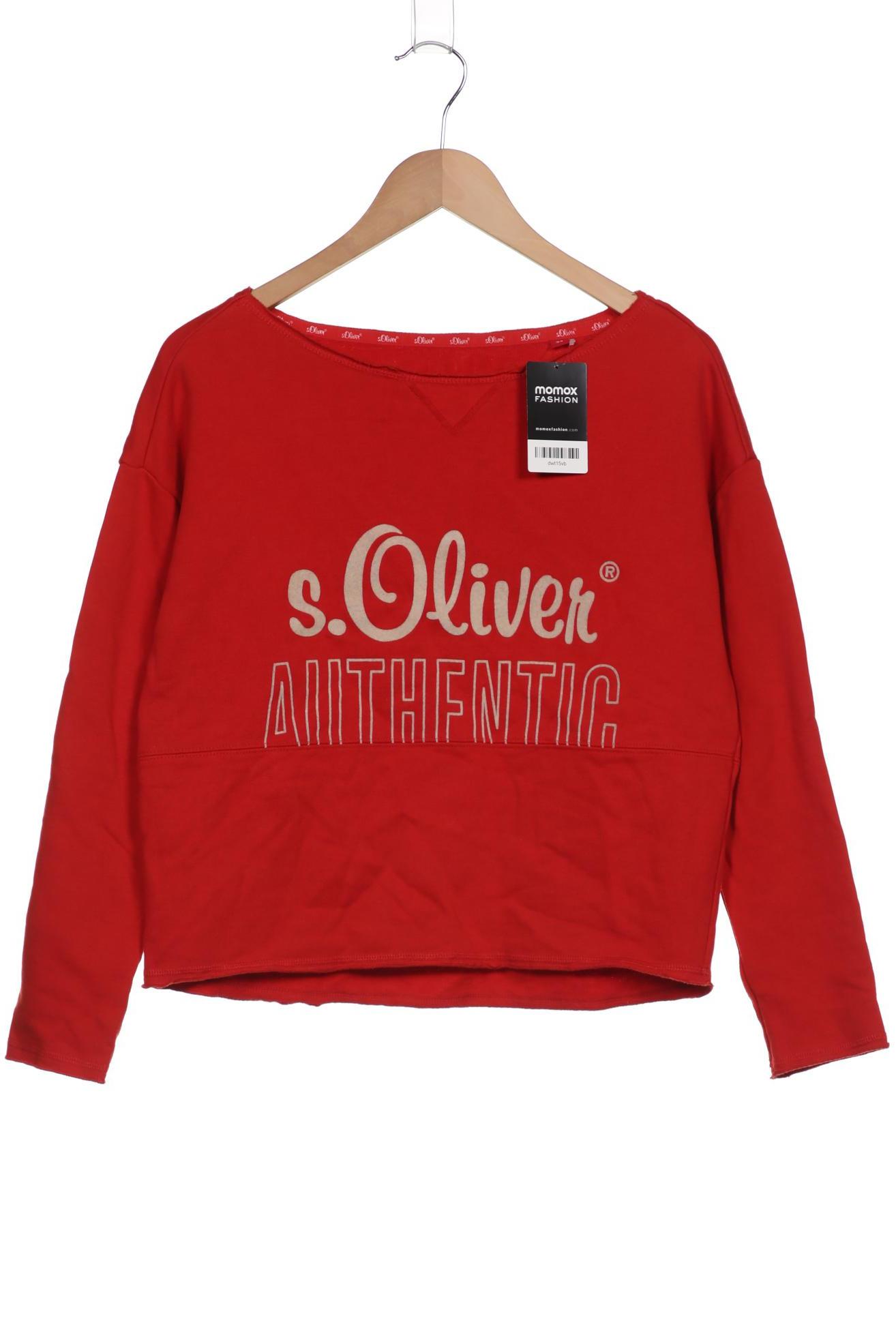 

s.Oliver Damen Sweatshirt, rot, Gr. 34