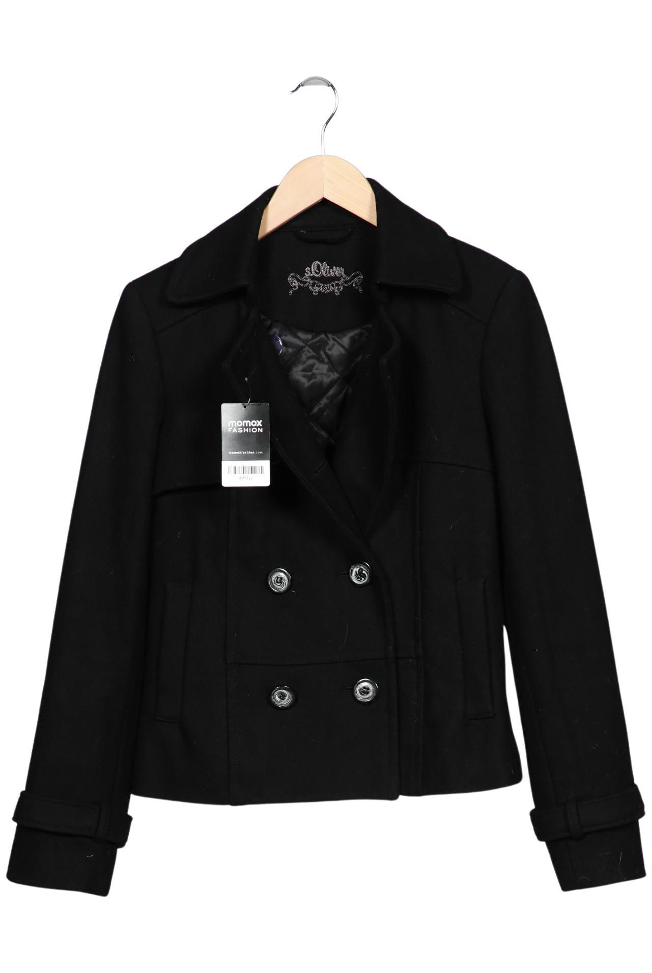 

s.Oliver Damen Jacke, schwarz, Gr. 34