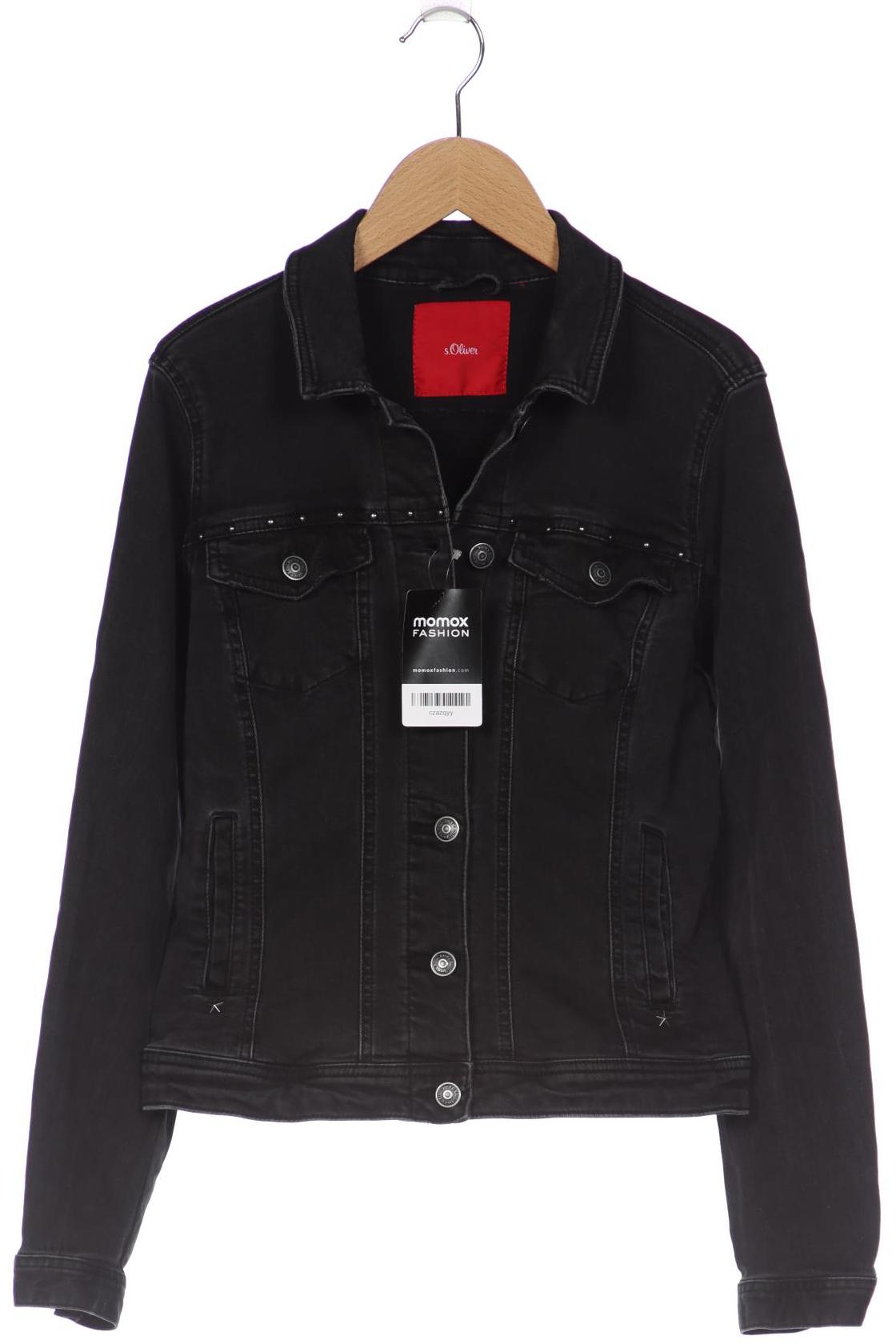 

s.Oliver Damen Jacke, schwarz, Gr. 34