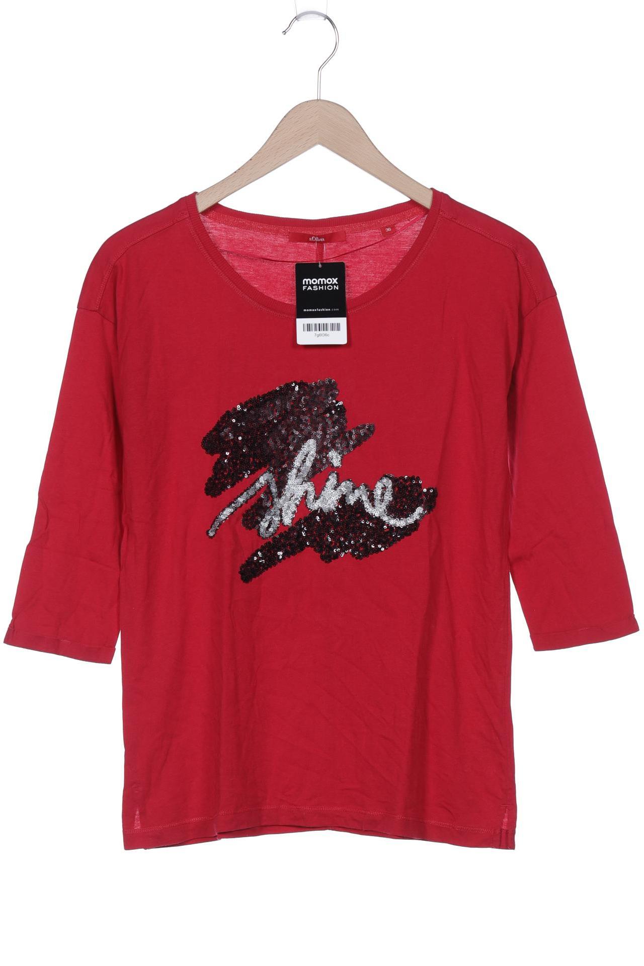 

s.Oliver Damen Langarmshirt, rot, Gr. 36