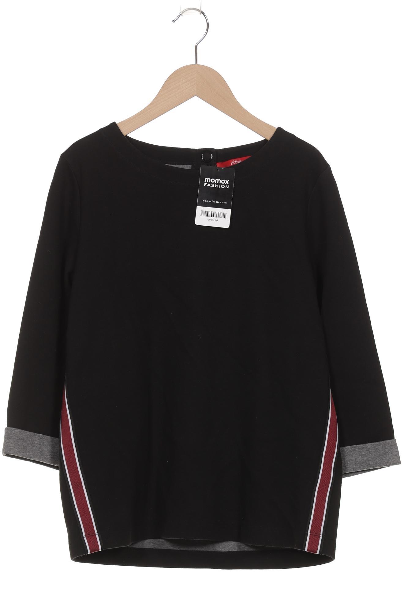 

s.Oliver Damen Sweatshirt, schwarz, Gr. 38