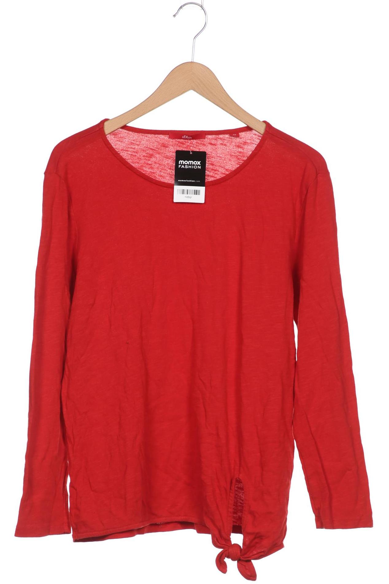 

s.Oliver Damen Langarmshirt, rot, Gr. 42