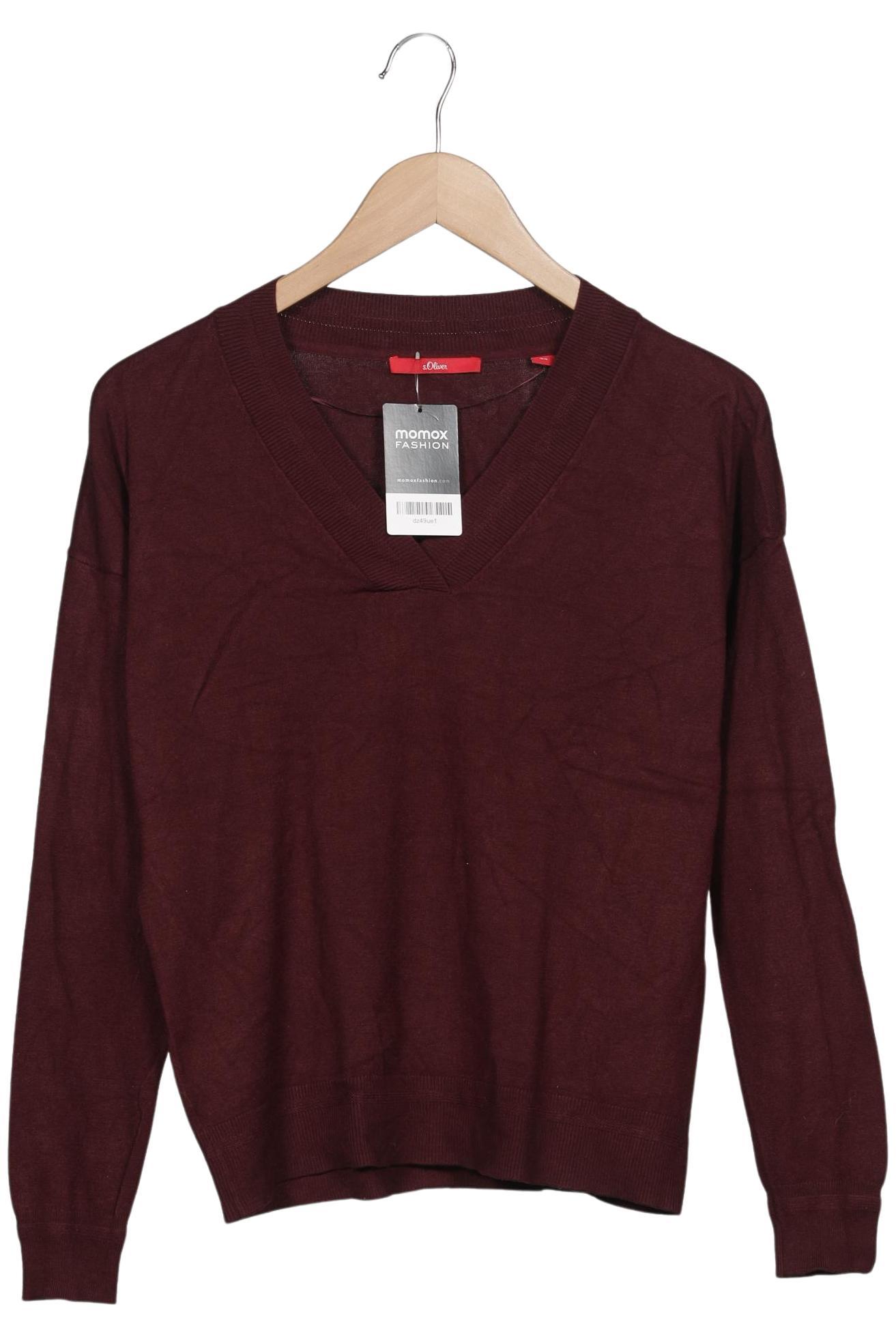 

s.Oliver Damen Pullover, bordeaux, Gr. 34