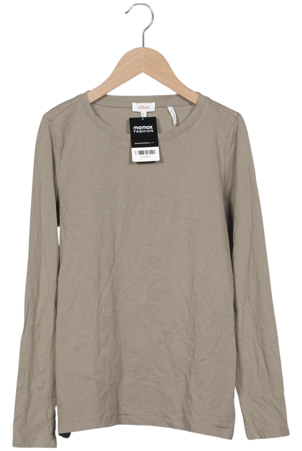 

s.Oliver Damen Langarmshirt, beige, Gr. 36