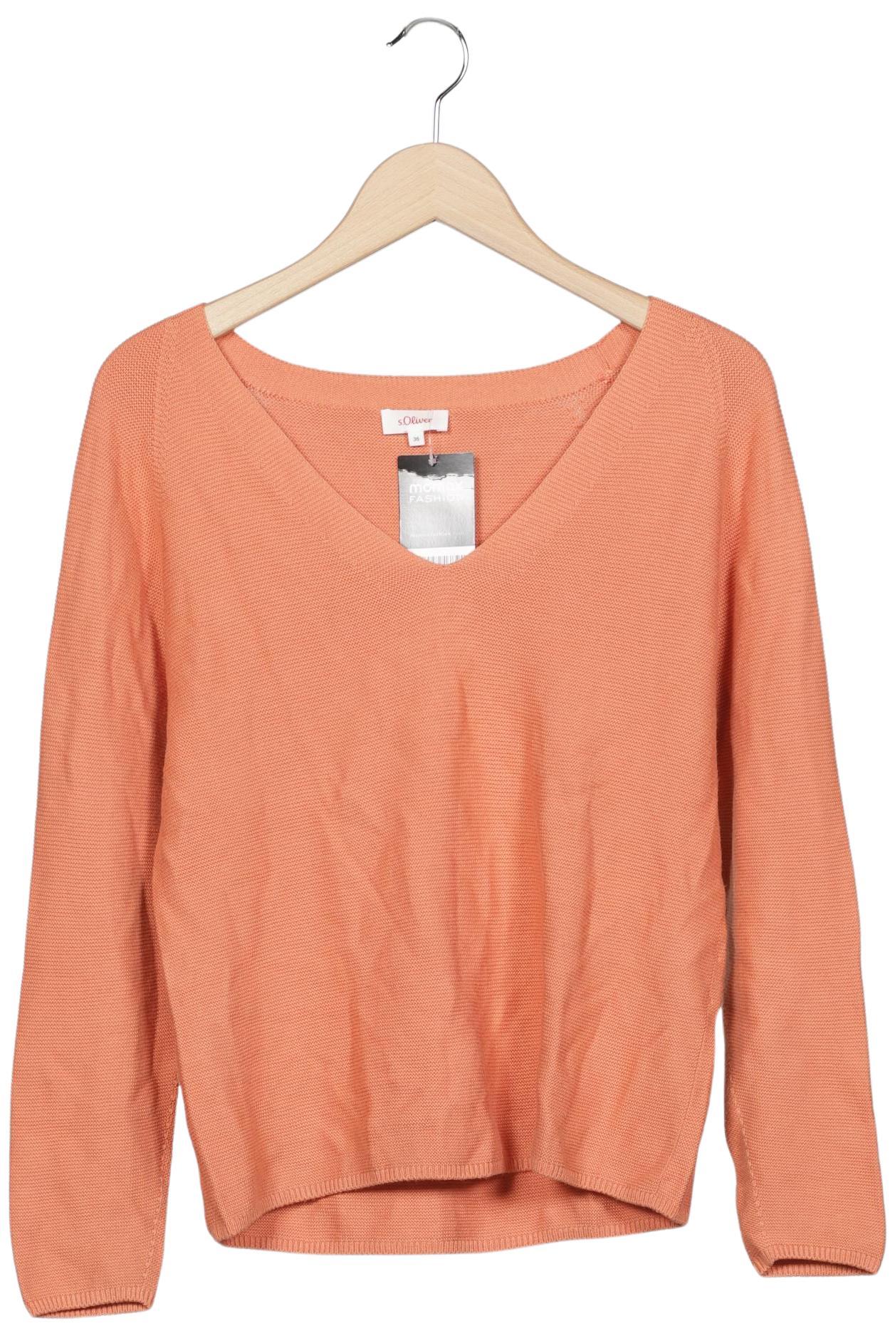 

s.Oliver Damen Pullover, orange, Gr. 36