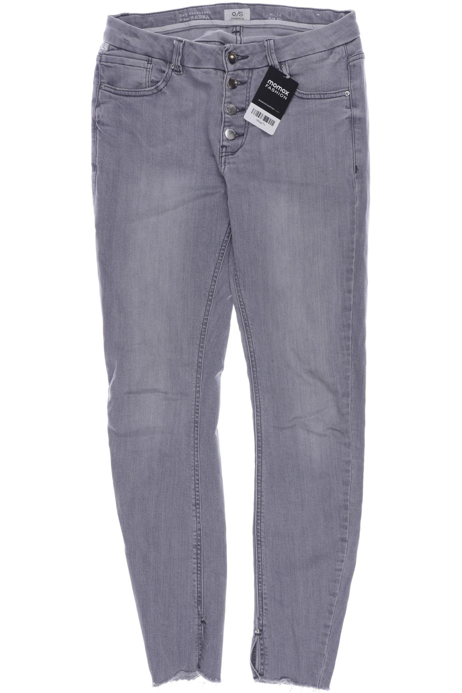 

s.Oliver Damen Jeans, grau
