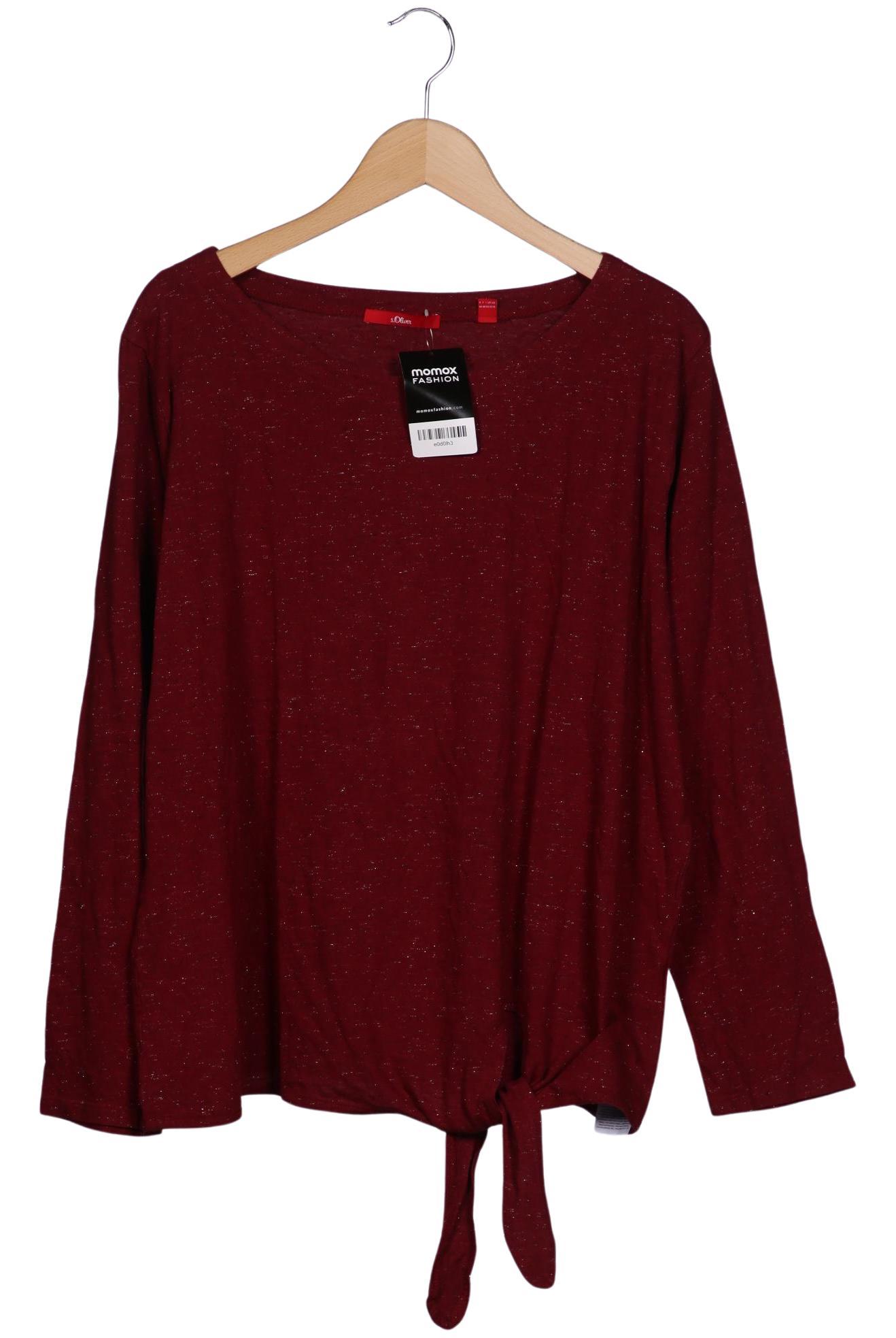

s.Oliver Damen Langarmshirt, bordeaux, Gr. 46