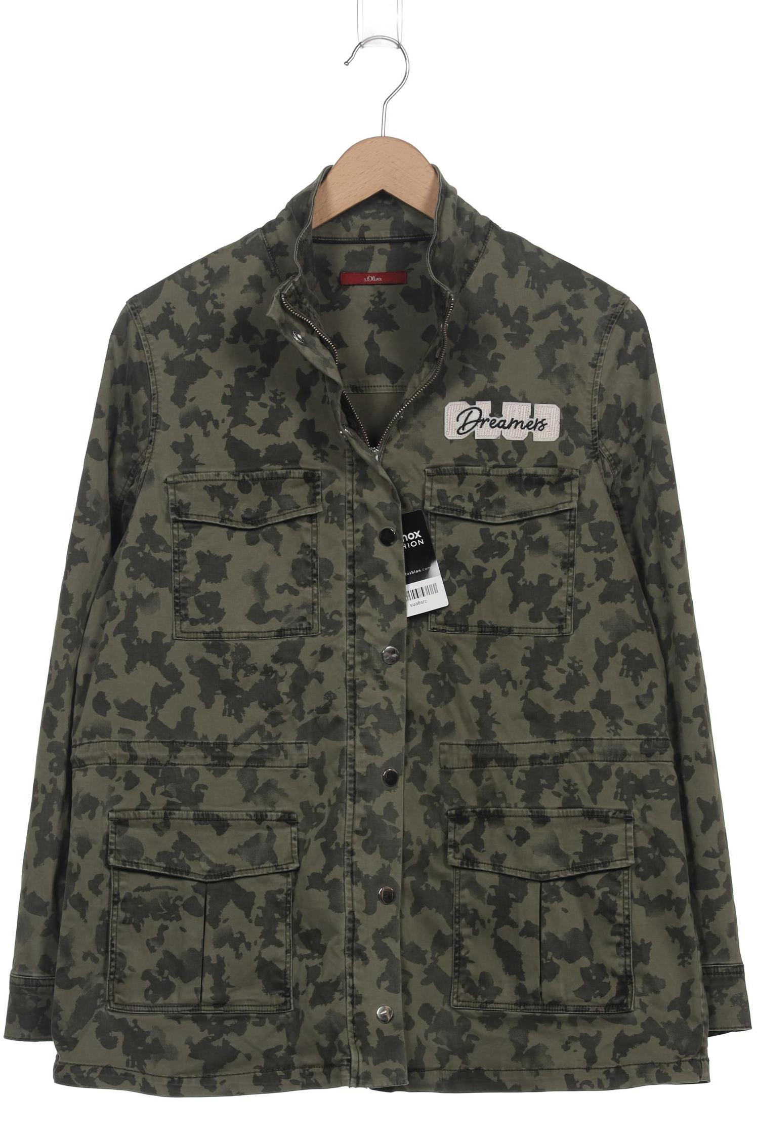 

s.Oliver Damen Jacke, grün, Gr. 38