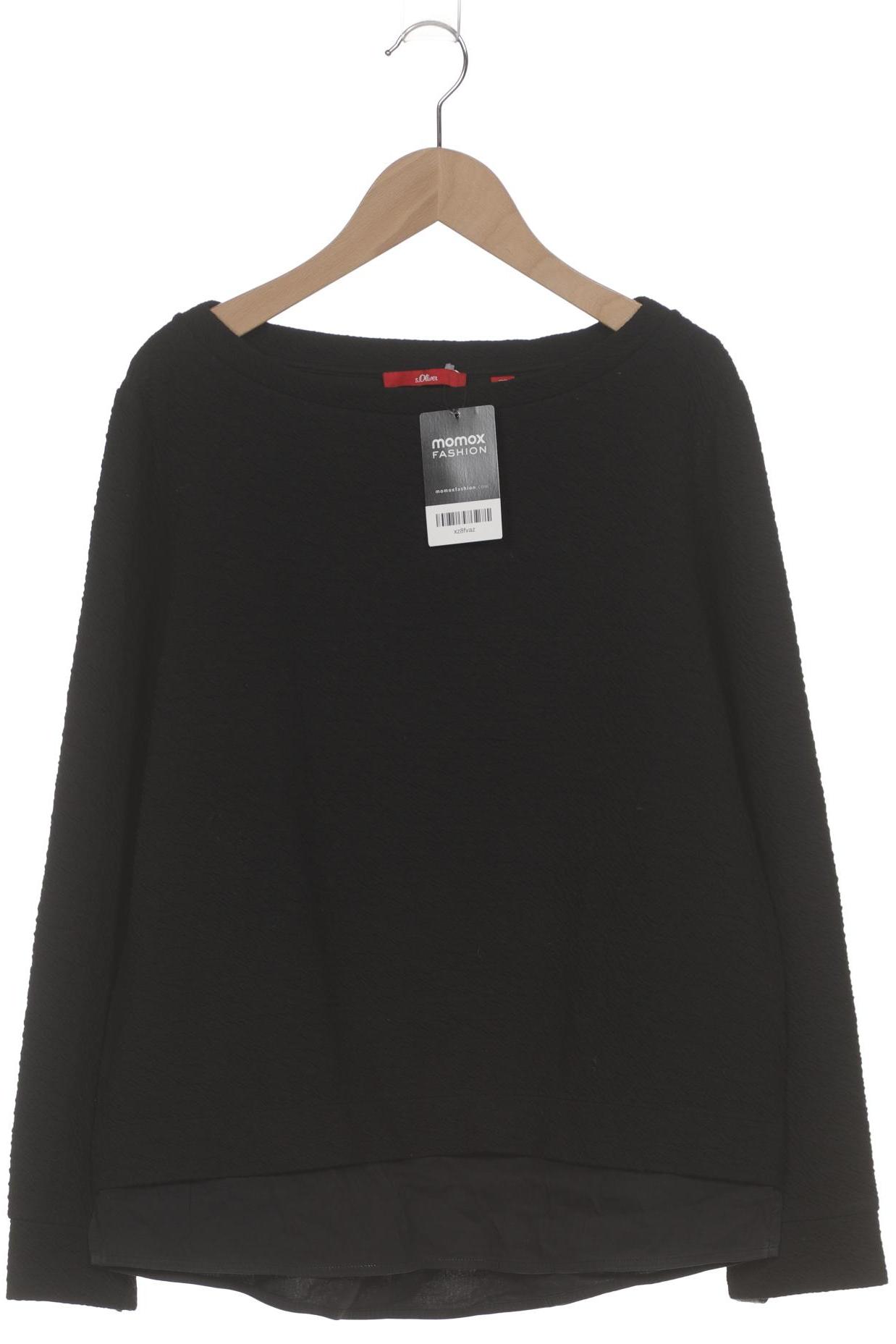 

s.Oliver Damen Sweatshirt, schwarz, Gr. 38