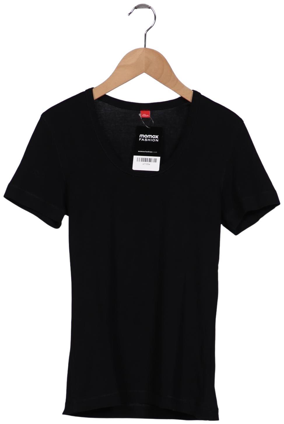 

s.Oliver Damen T-Shirt, schwarz, Gr. 36
