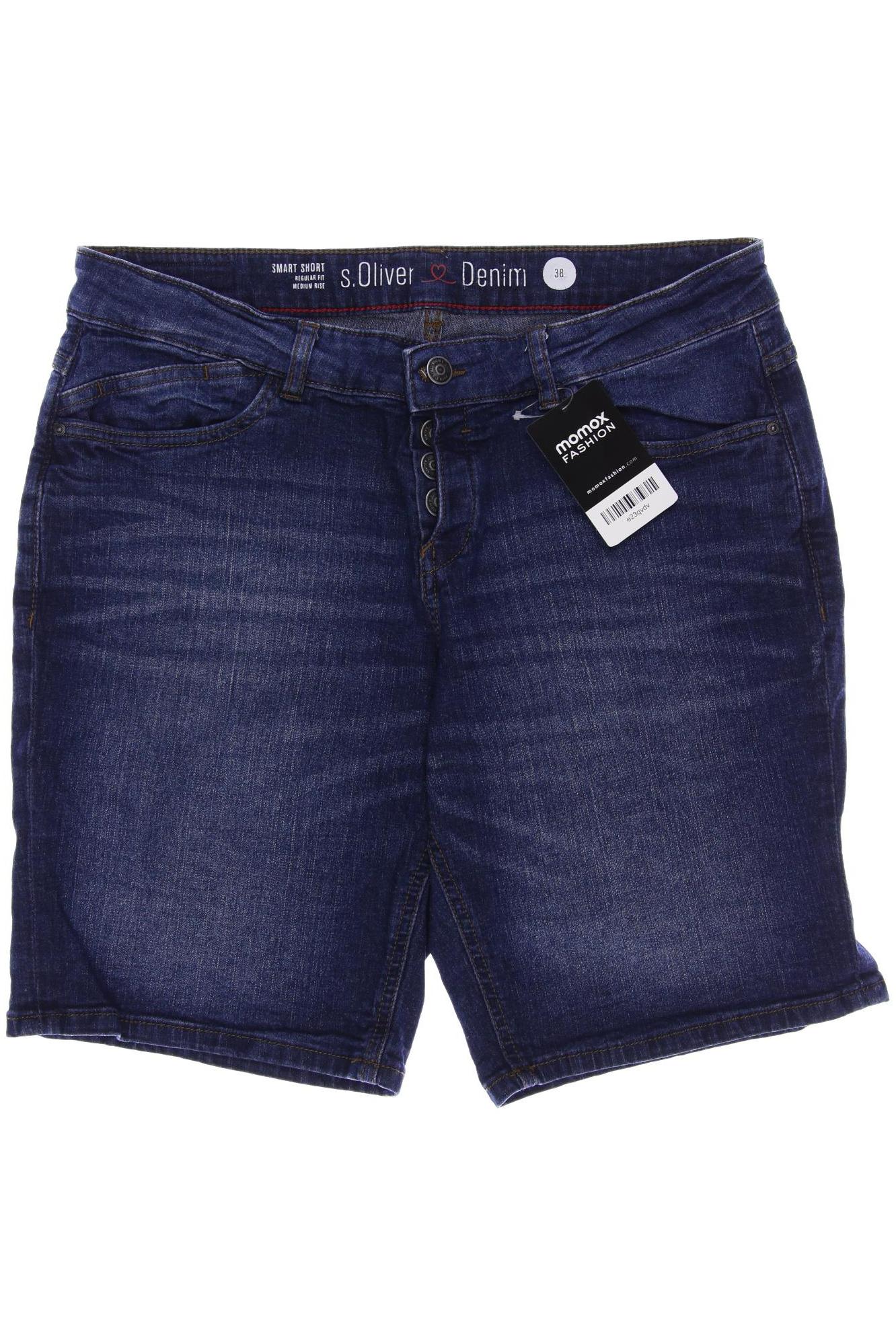 

s.Oliver Damen Shorts, marineblau