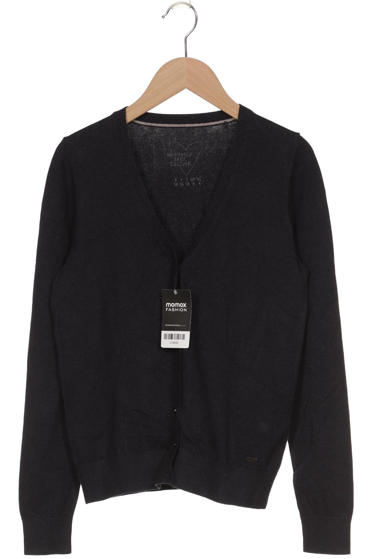 

s.Oliver Damen Strickjacke, marineblau, Gr. 34