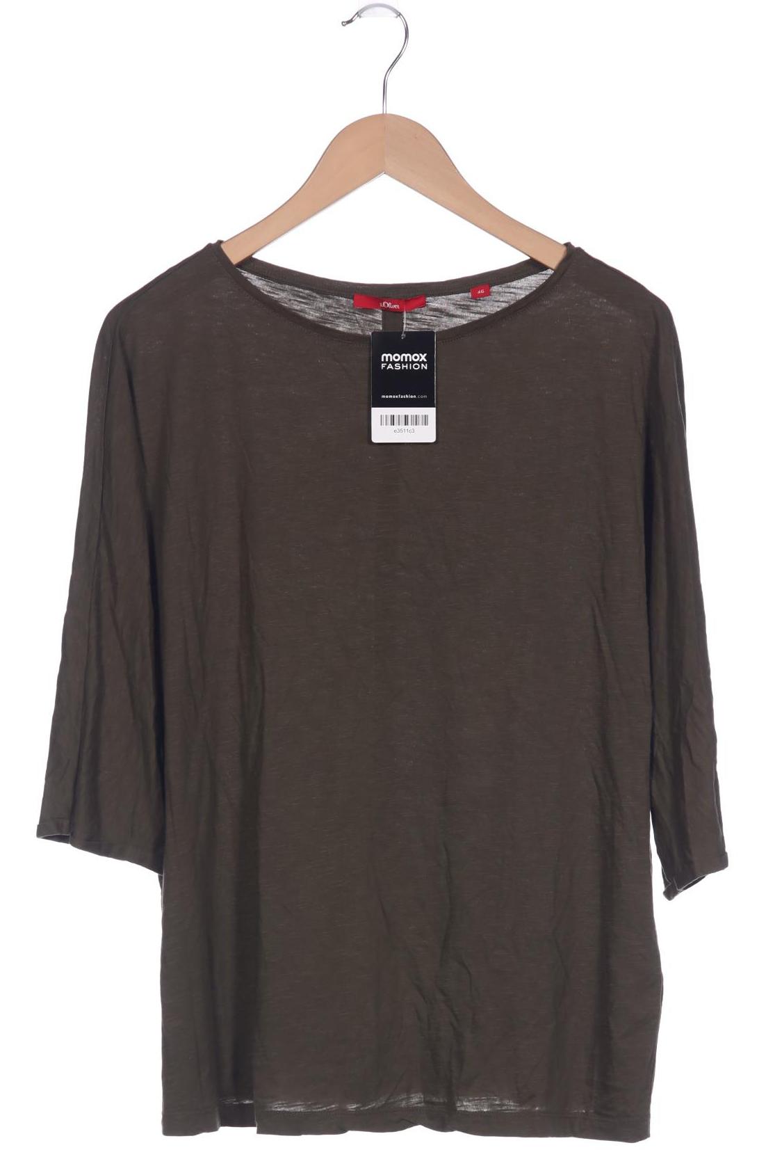 

s.Oliver Damen Langarmshirt, grün, Gr. 46