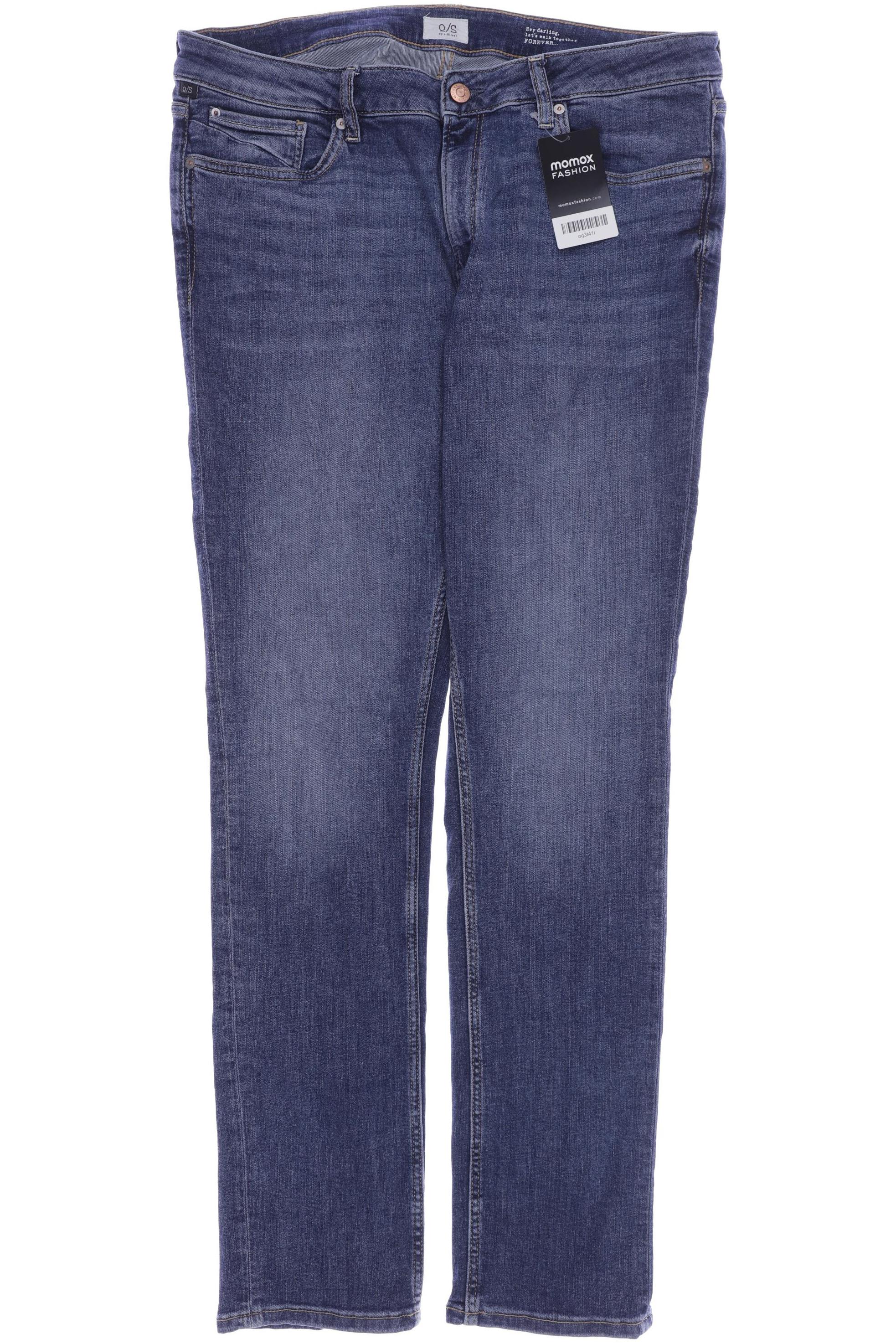 

s.Oliver Damen Jeans, marineblau