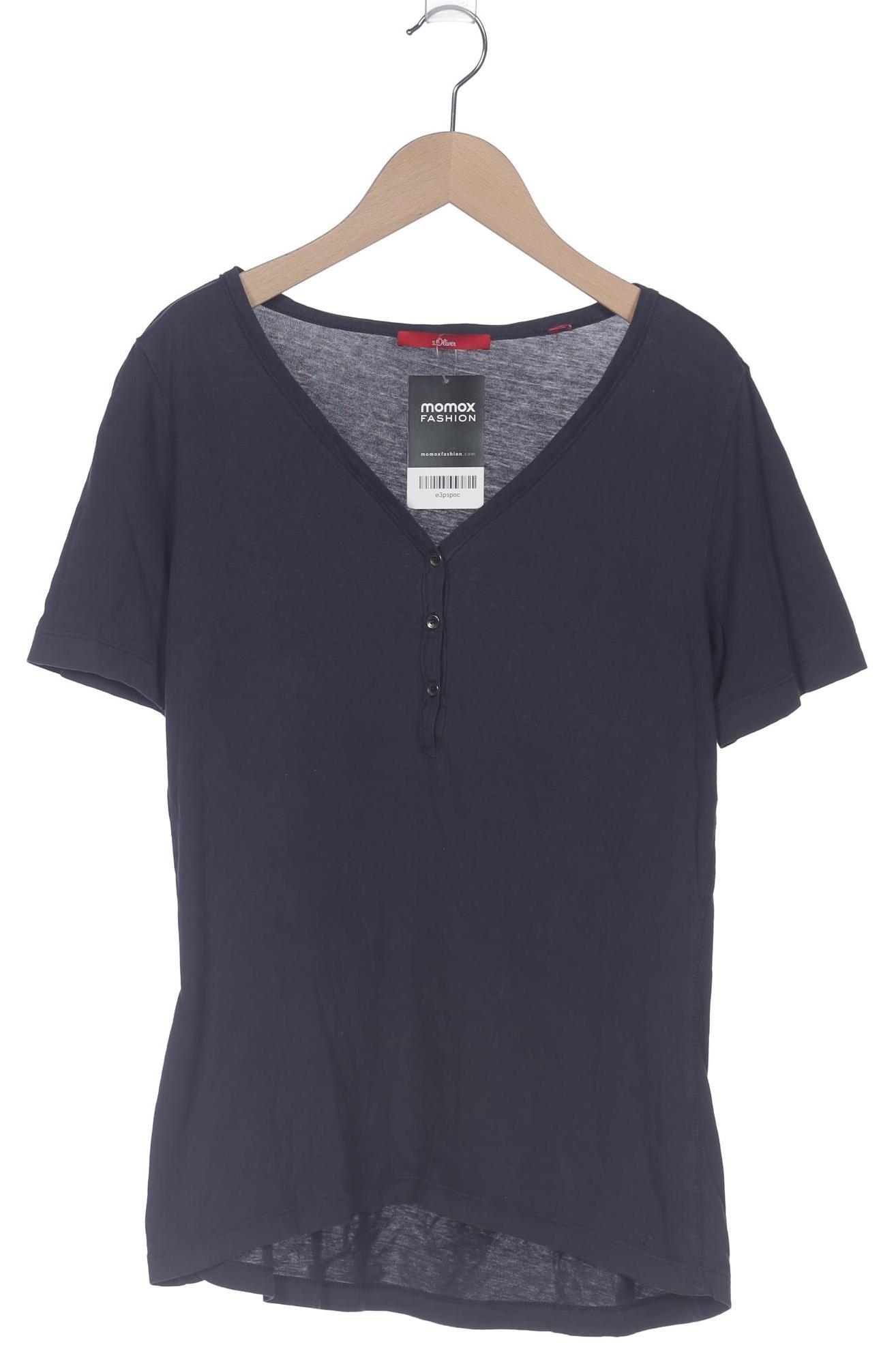 

s.Oliver Damen T-Shirt, marineblau, Gr. 38