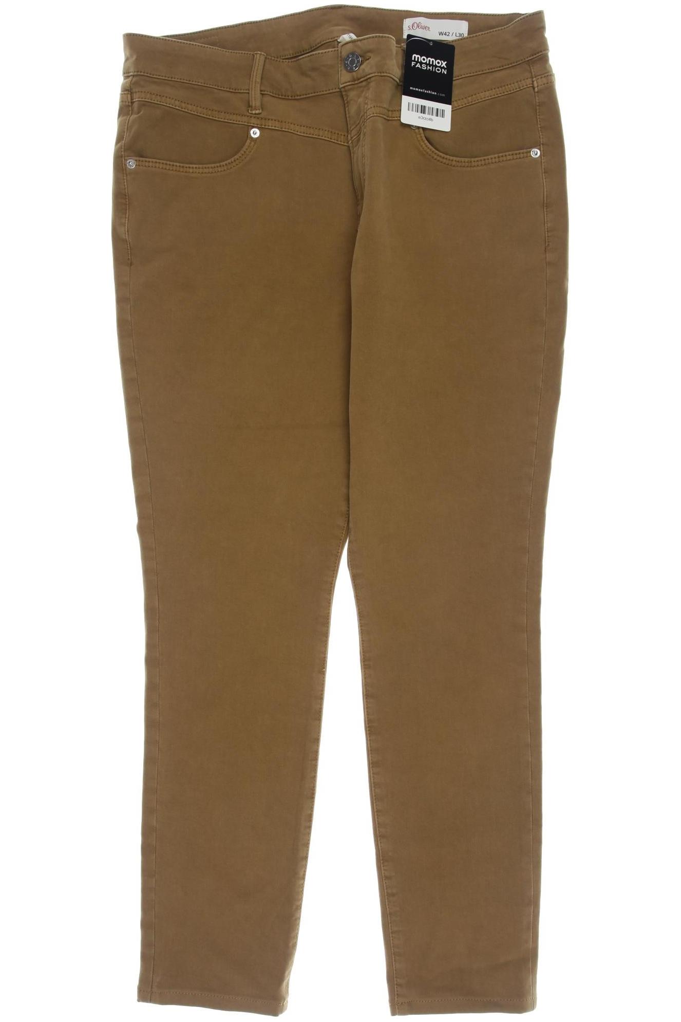 

s.Oliver Damen Jeans, beige, Gr. 42