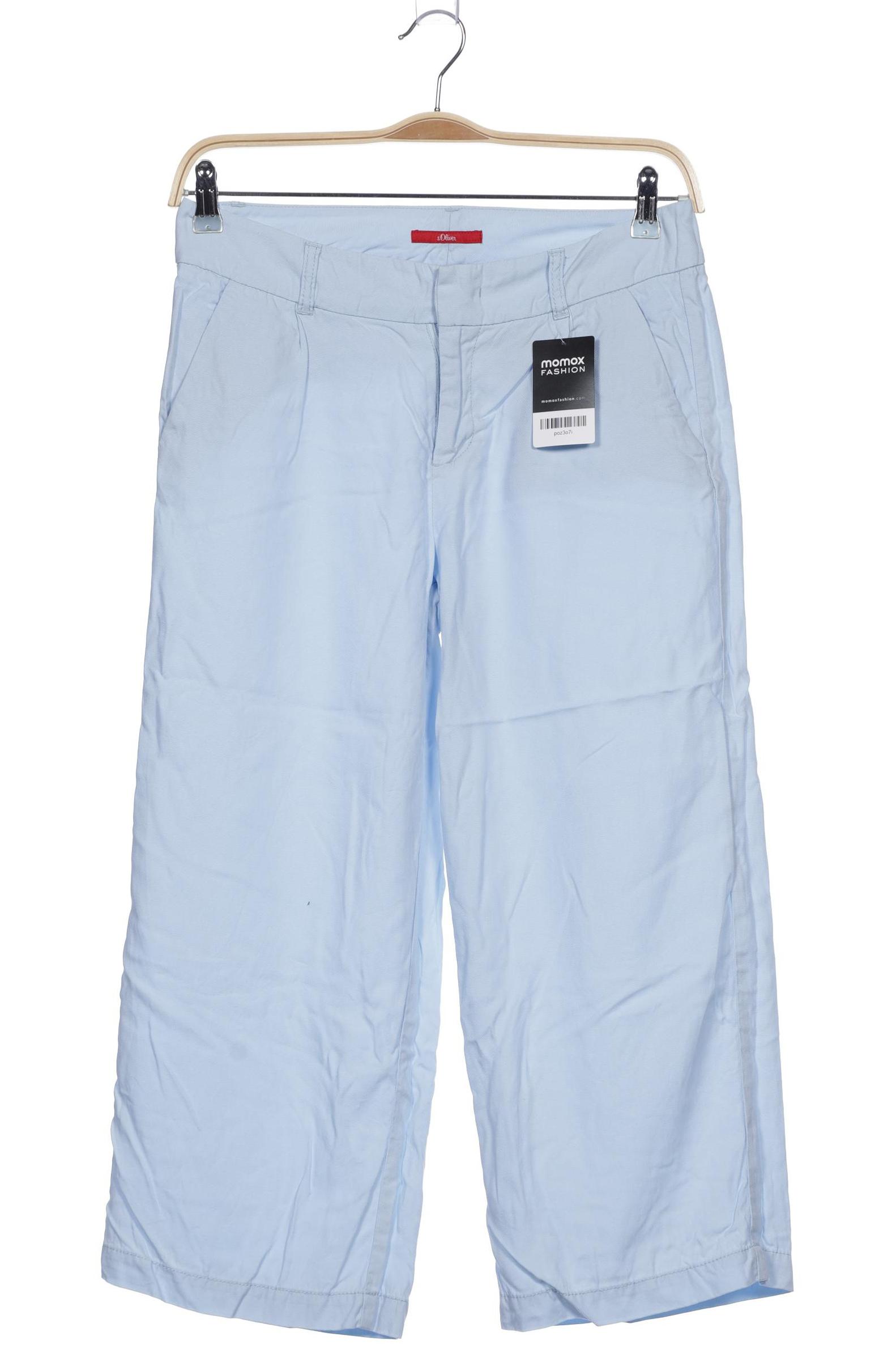 

s.Oliver Damen Stoffhose, hellblau, Gr. 40