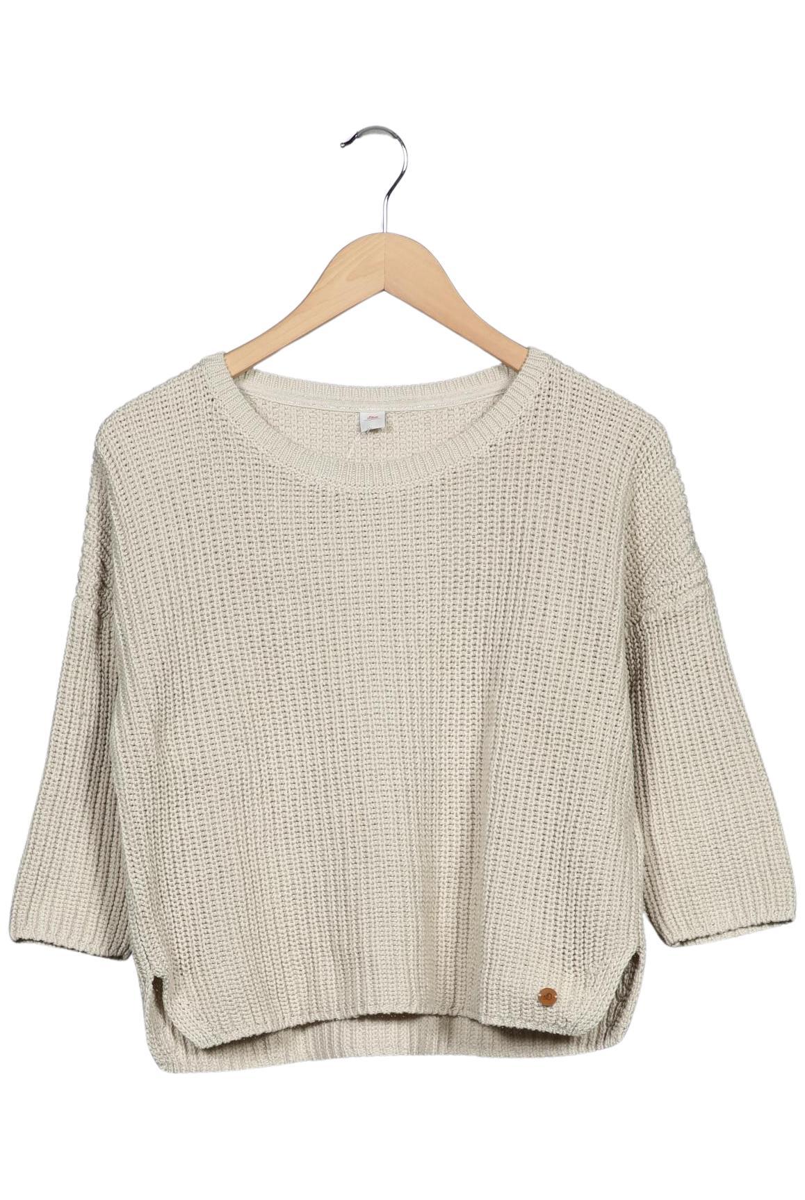 

s.Oliver Damen Pullover, beige, Gr. 36