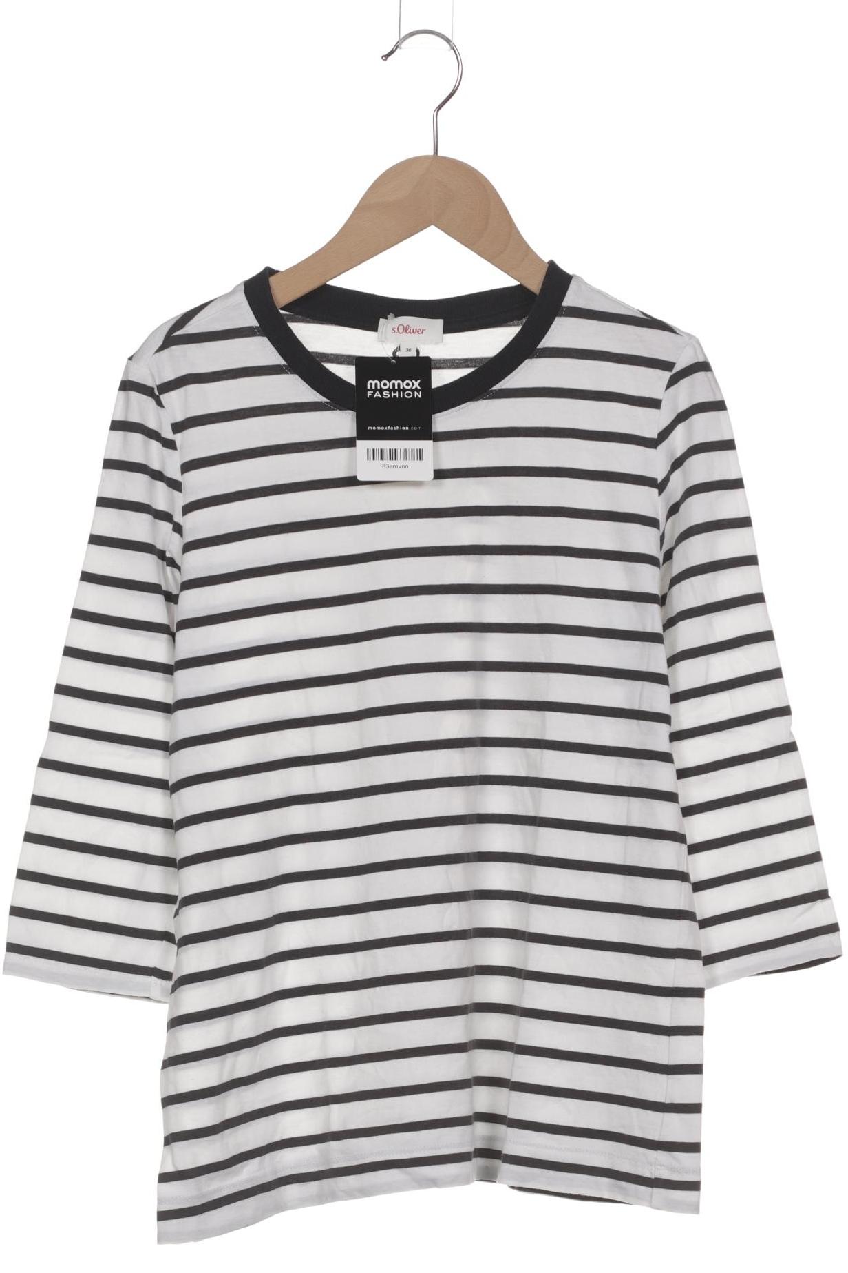 

s.Oliver Damen Langarmshirt, weiß, Gr. 36