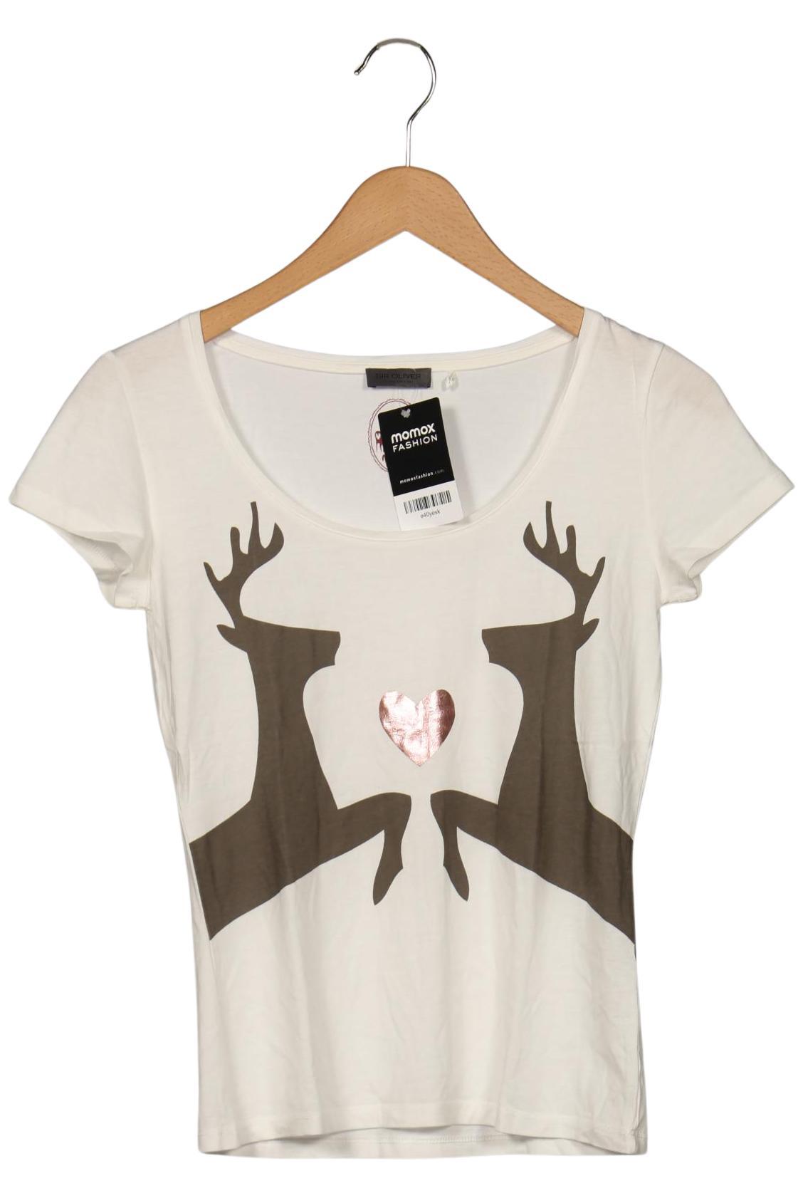 

s.Oliver Damen T-Shirt, weiß, Gr. 36