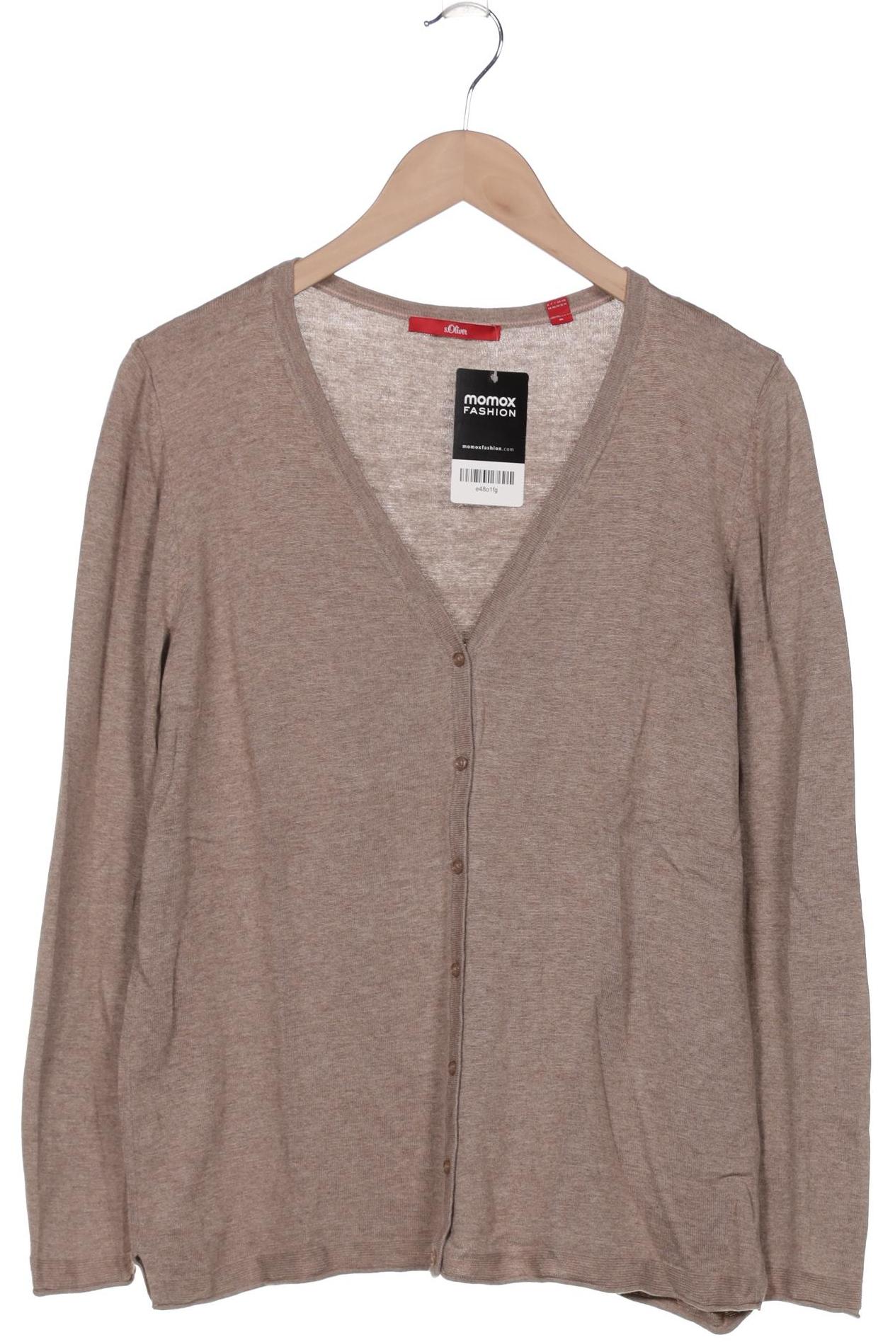 

s.Oliver Damen Strickjacke, beige, Gr. 44