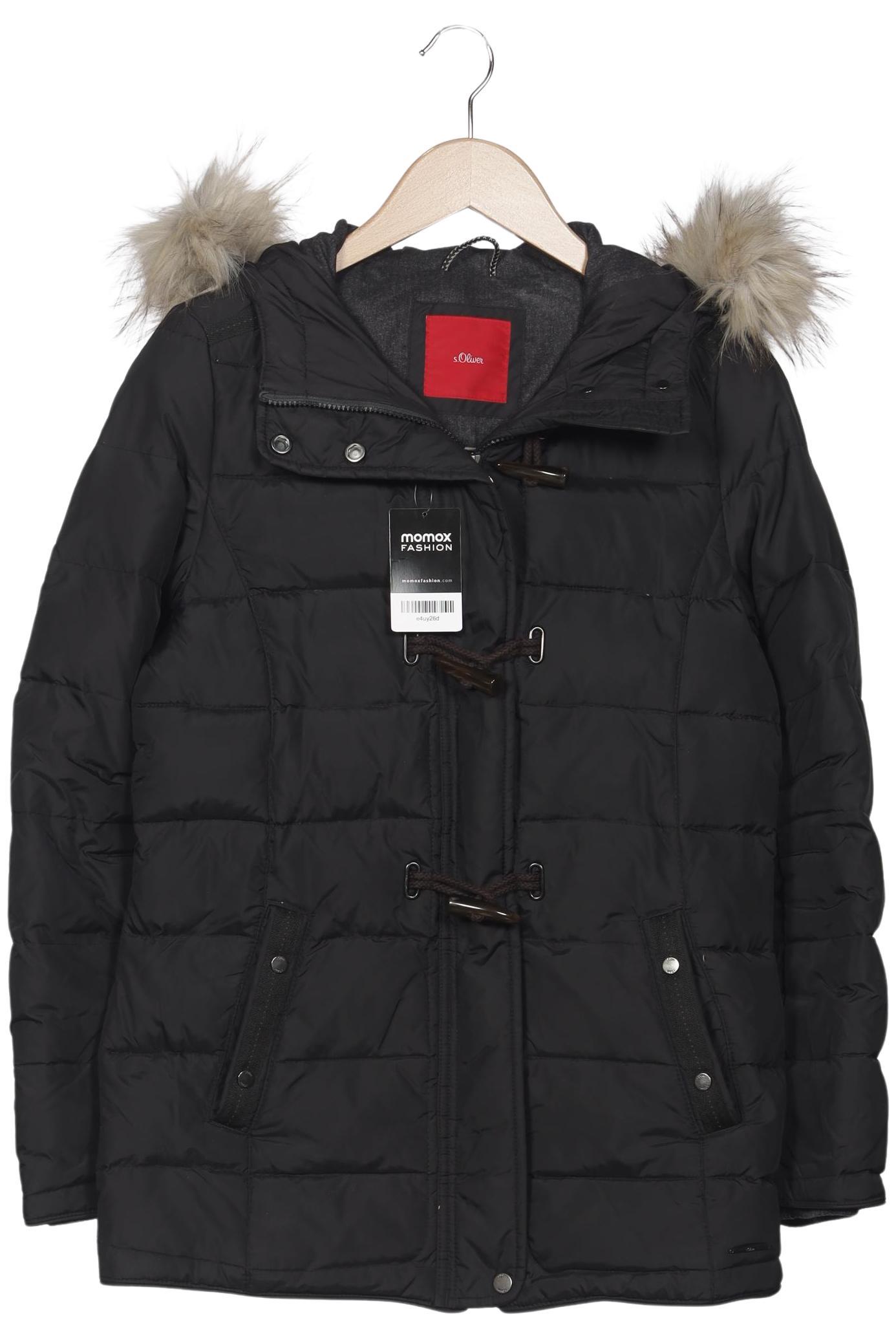 

s.Oliver Damen Jacke, schwarz, Gr. 38
