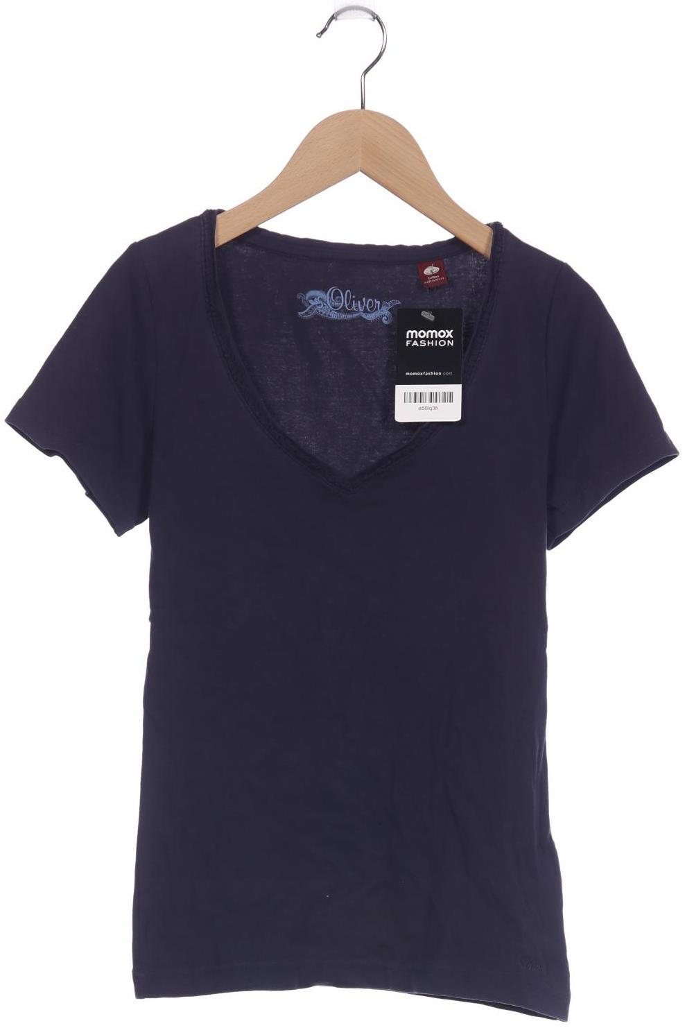Thumbnail - s.Oliver Damen T-Shirt, marineblau, Gr. 36