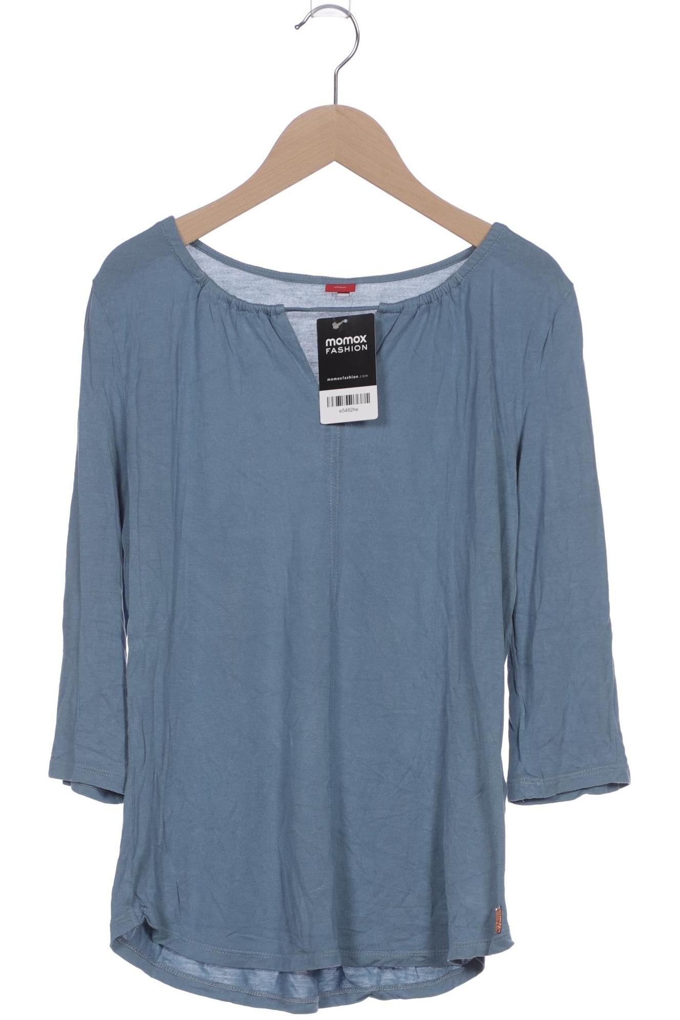 

s.Oliver Damen Langarmshirt, blau, Gr. 36