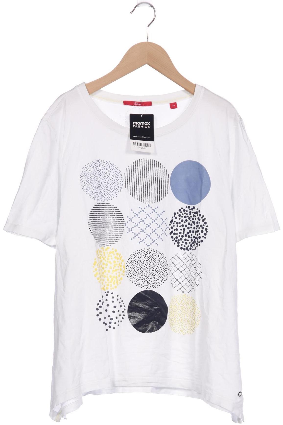 

s.Oliver Damen T-Shirt, weiß, Gr. 46